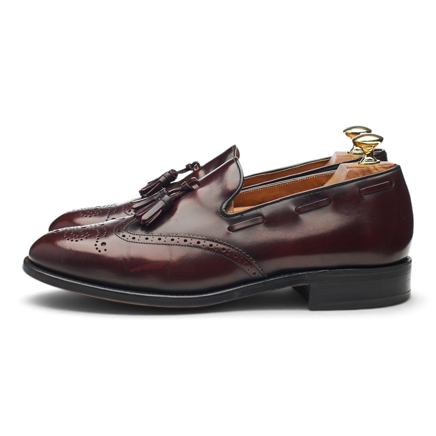 Barker Clive mocassin cuir bordeaux 7 UK