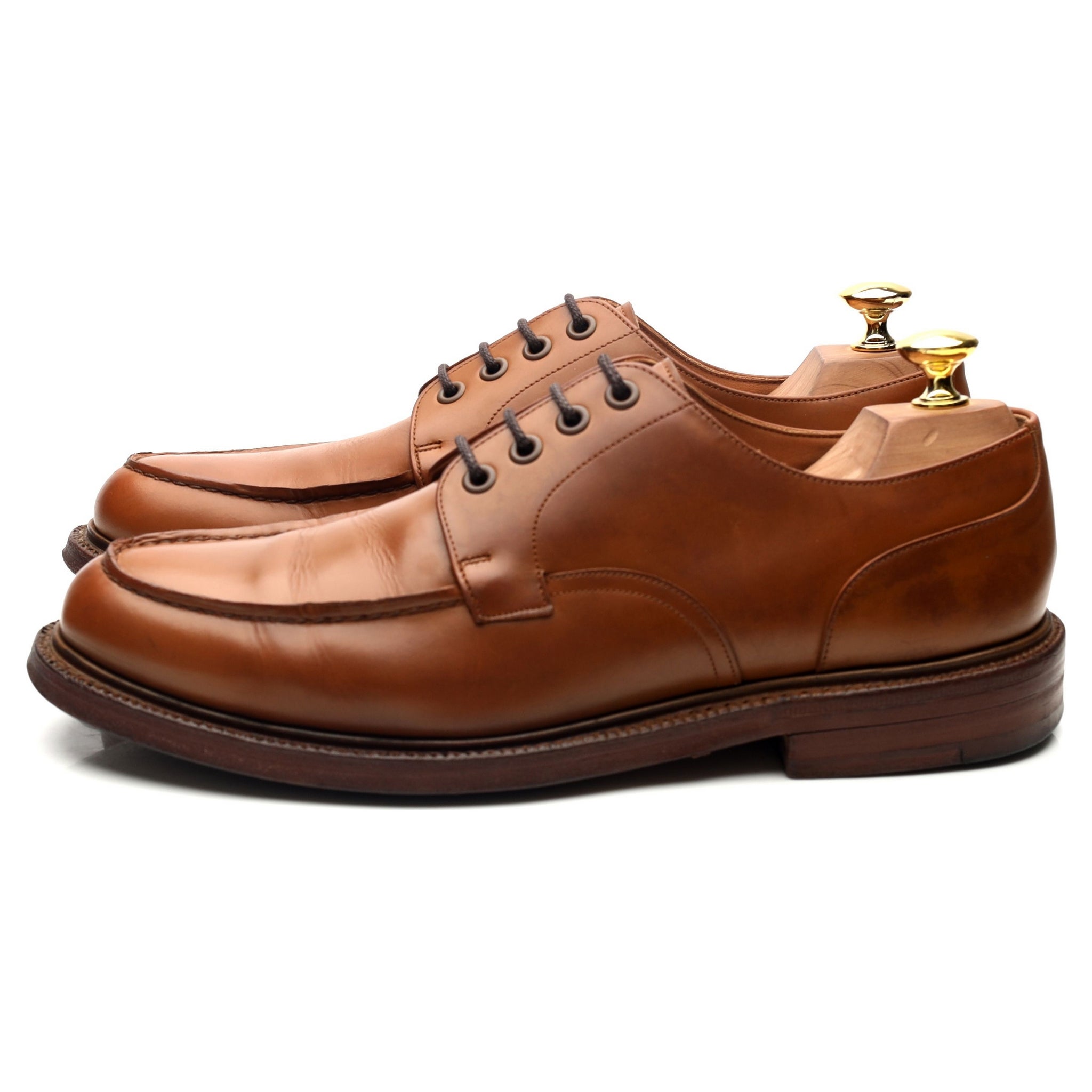 Church's Brixham derby cuir marron clair UK 8 semelle cuir