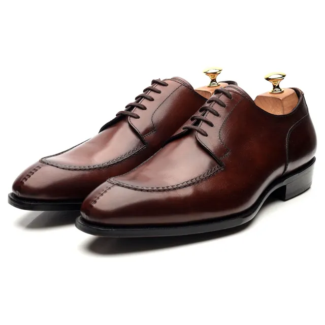 CNES Shoemaker STD derbies cuir marron UK 10.5 E