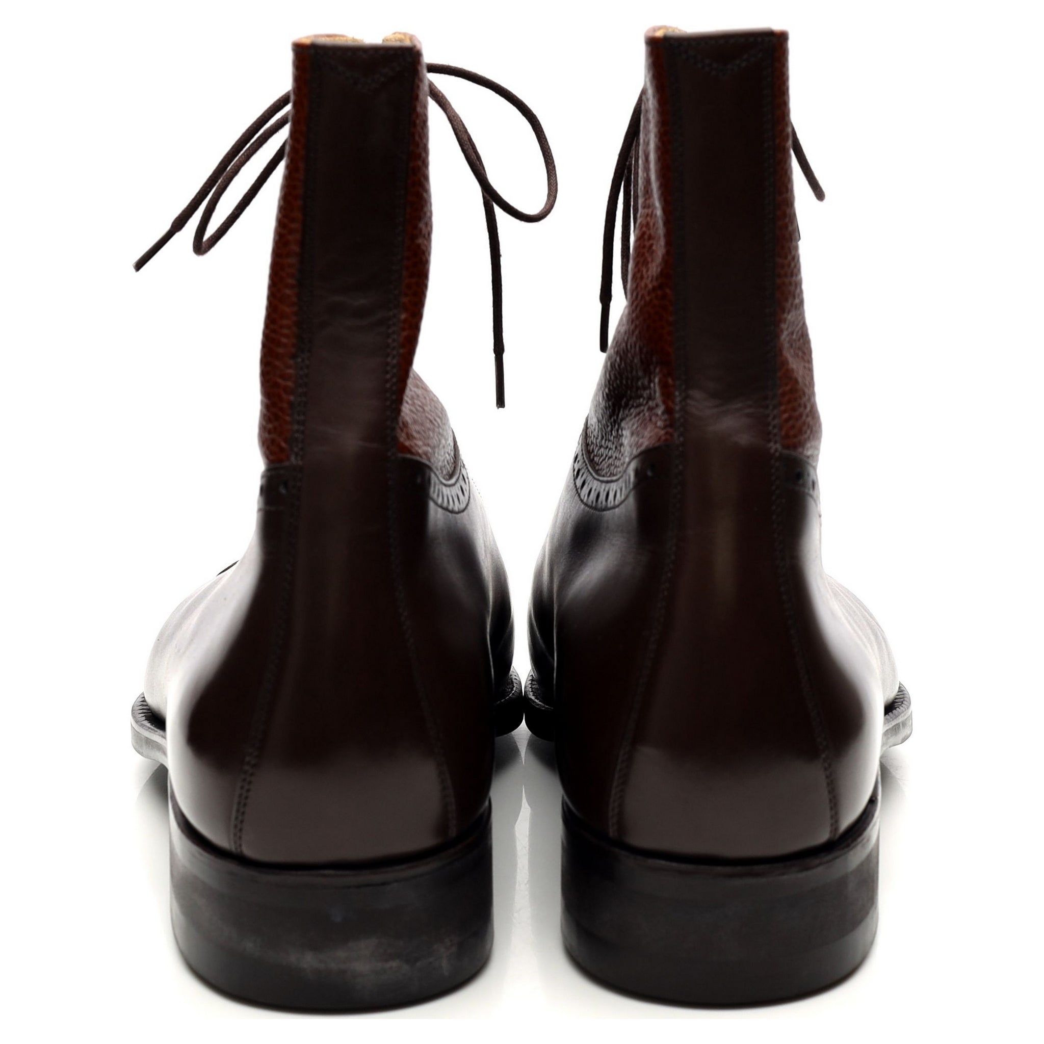 Vass High Boots bottines cuir marron UK 6