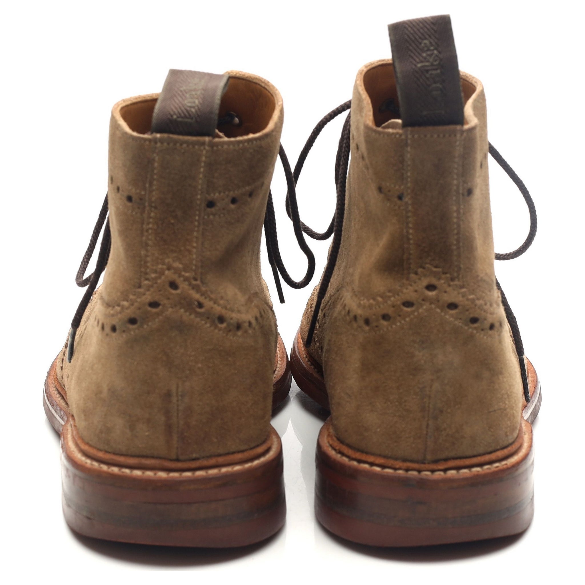 Loake 1880 Wharfdale boots brogues daim sable pointure UK 9