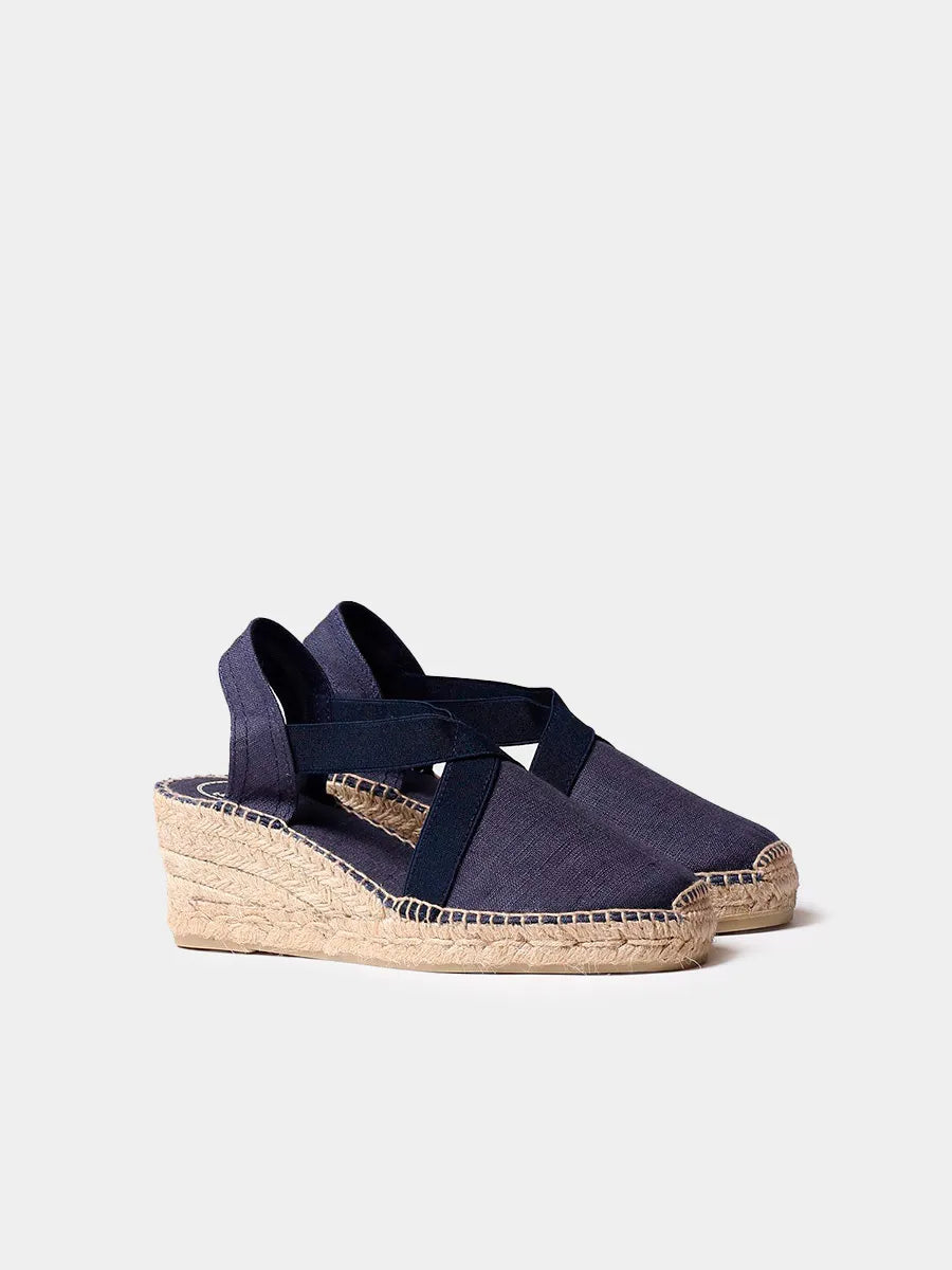 Toni Pons Ter espadrilles compensées lin vegan 6 cm