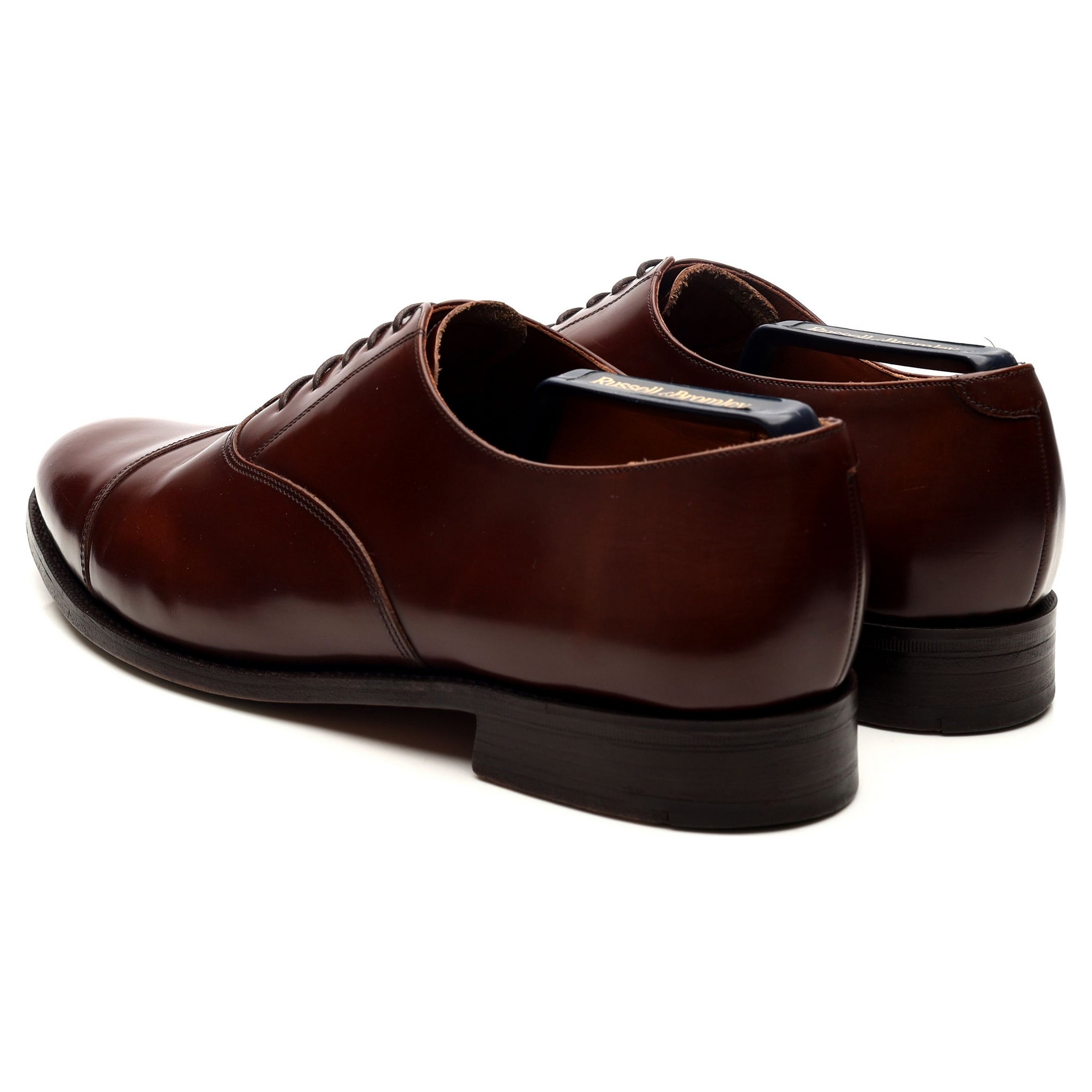 Russell & Bromley oxford cuir marron 9.5 embauchoirs
