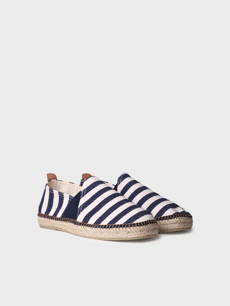 Toni Pons Dustin espadrille homme toile rayée marine