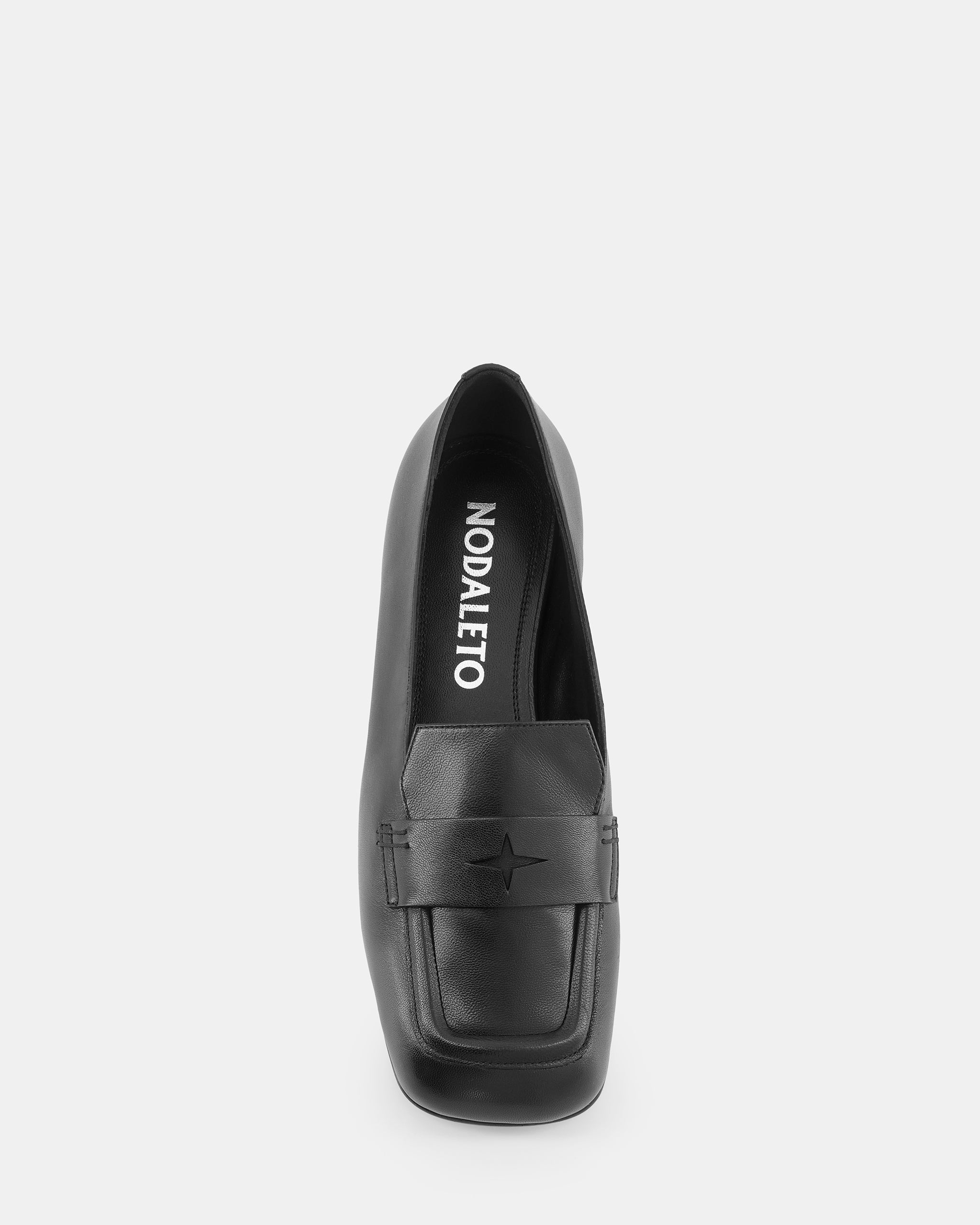 Nodaleto Bulla Cara 5 babies noir nappa plat