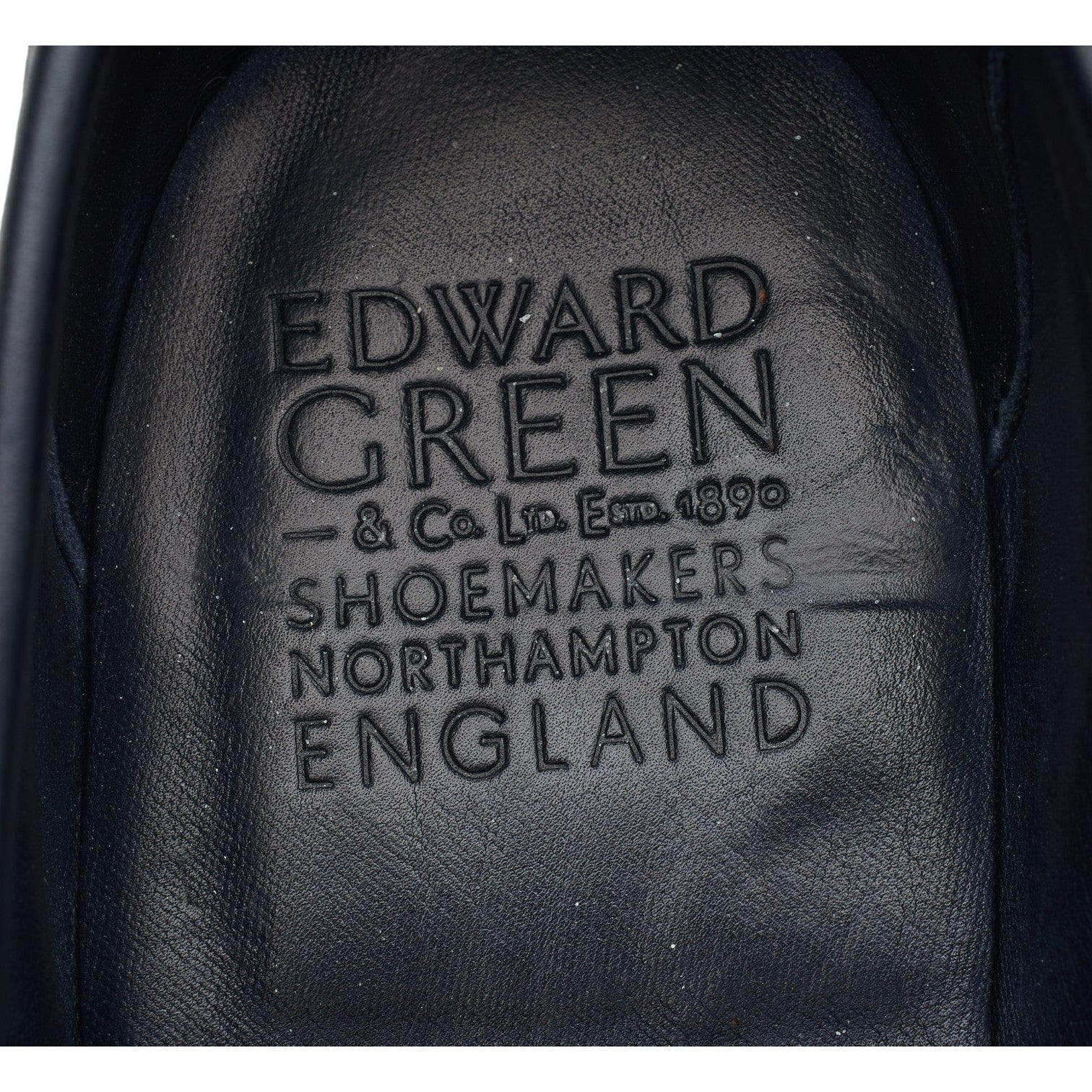 Edward Green Duke mocassin daim bleu marine UK 9.5