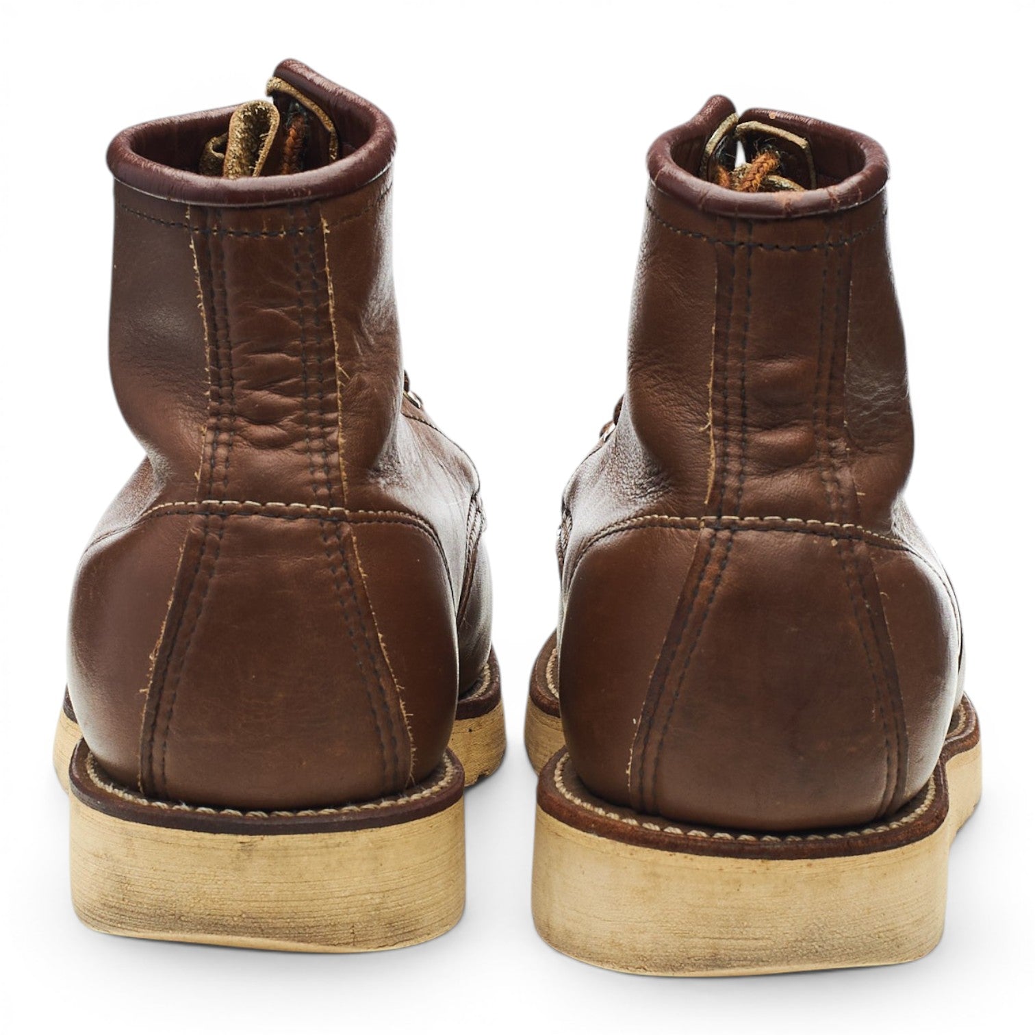 Red Wing boots moc toe cuir marron femme pointure UK 6