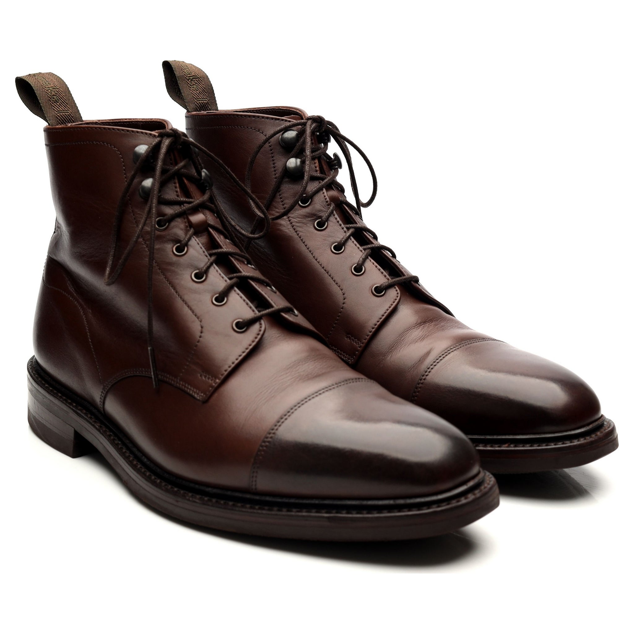 Loake 1880 Roehampton boots cuir marron foncé UK 8,5