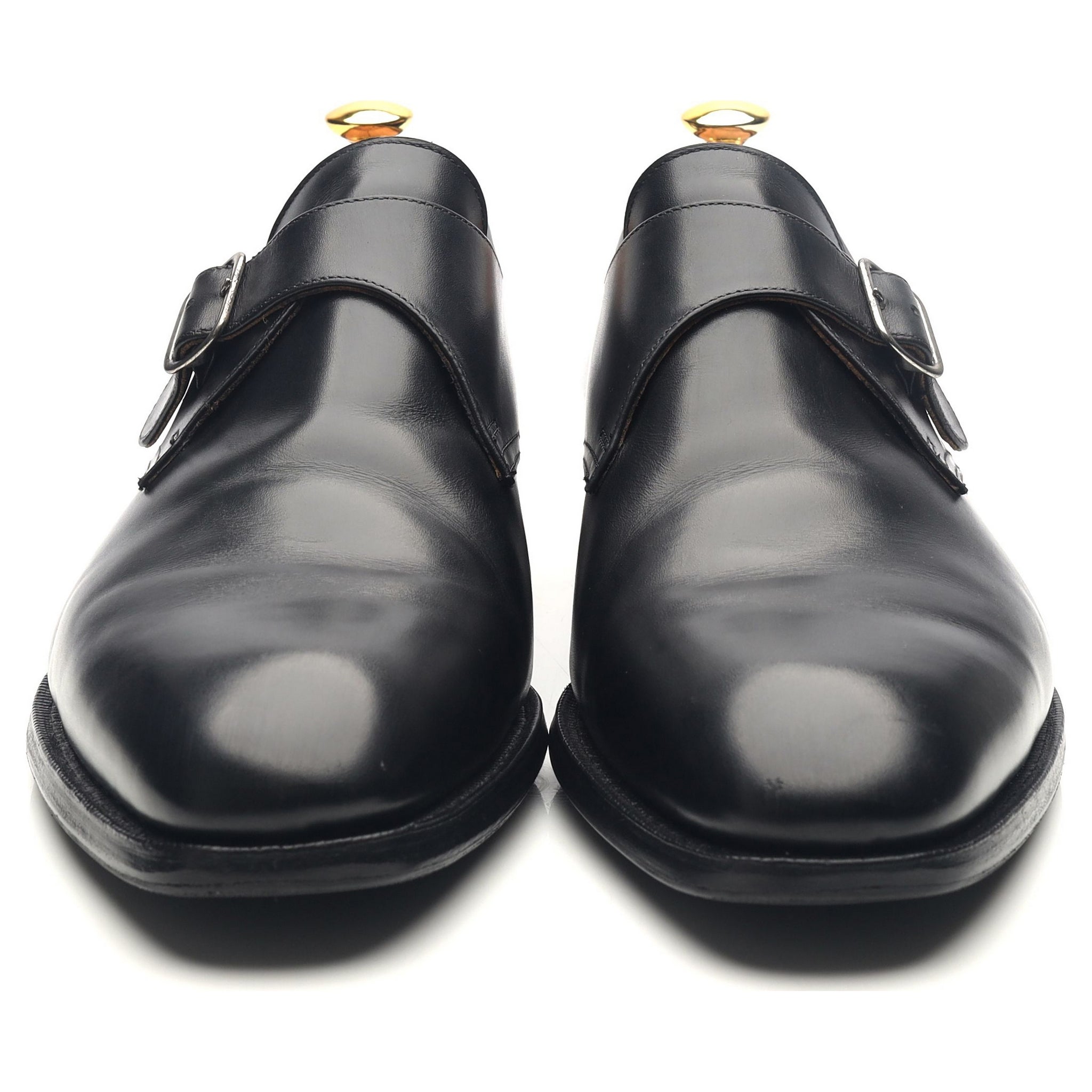 Crockett & Jones Grosvenor monk cuir noir UK 12