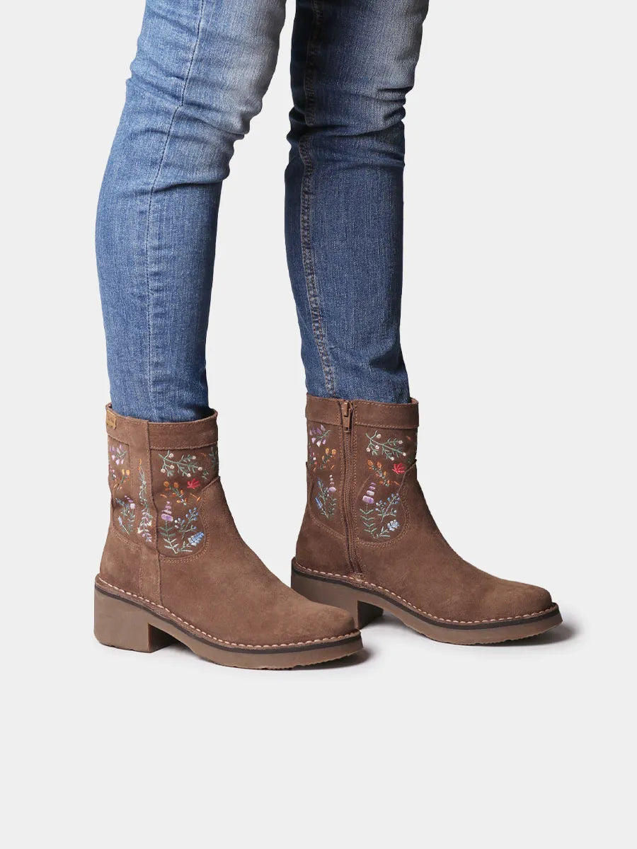 Toni Pons Monells bottine femme suède talon 5 cm