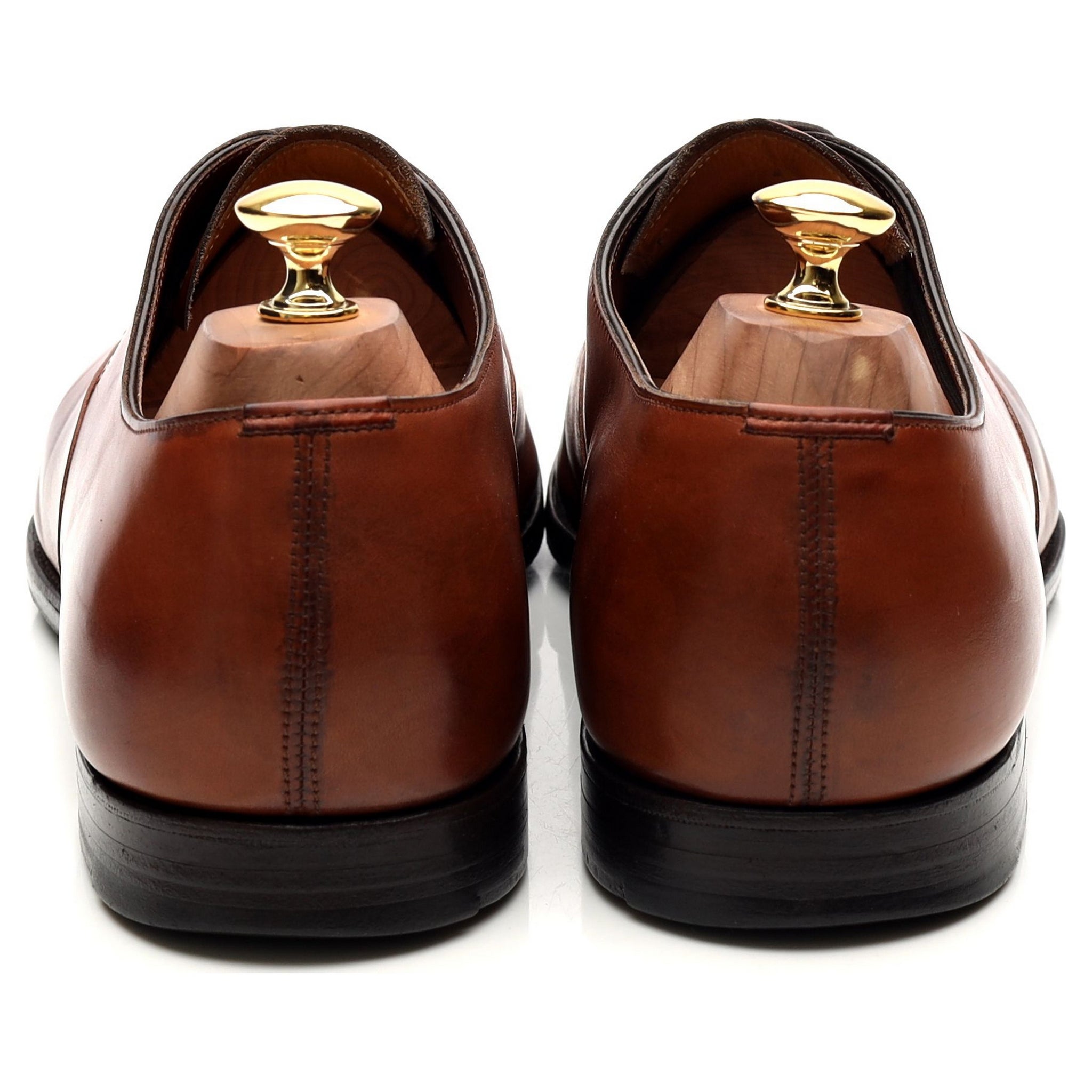 Edward Green Chelsea richelieu cuir tabac 10.5 cousu Goodyear