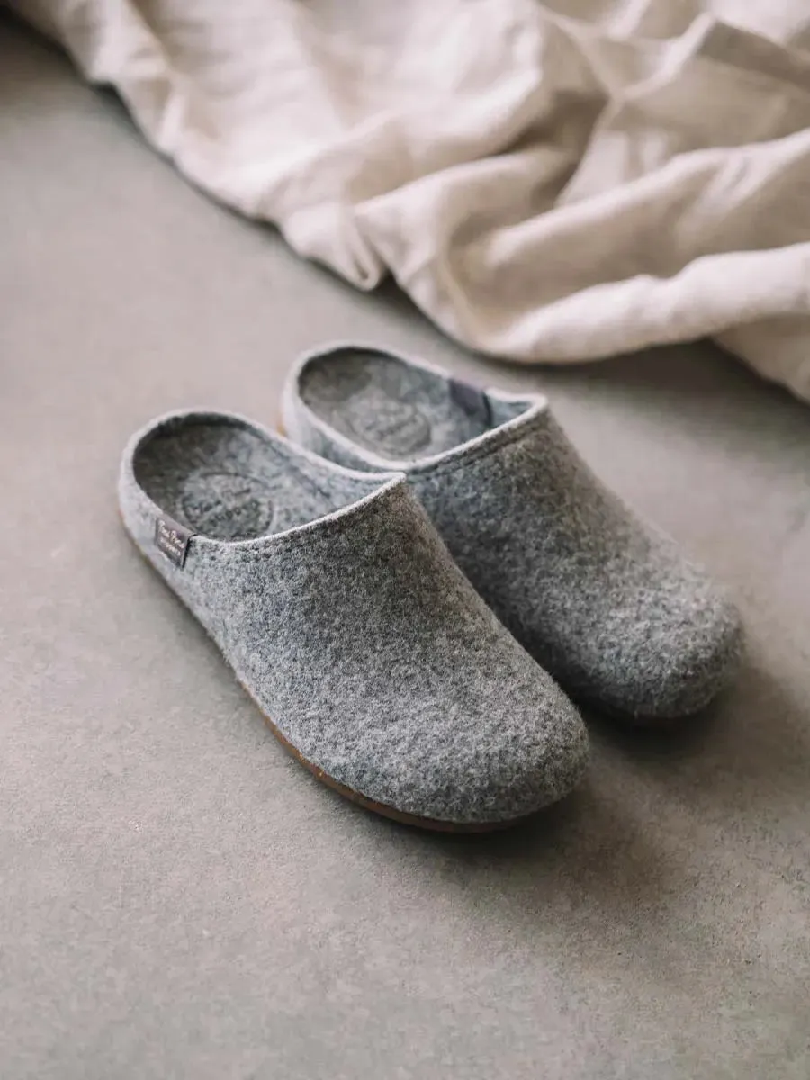 Toni Pons Mona-FR mules feutre recyclé gris femme