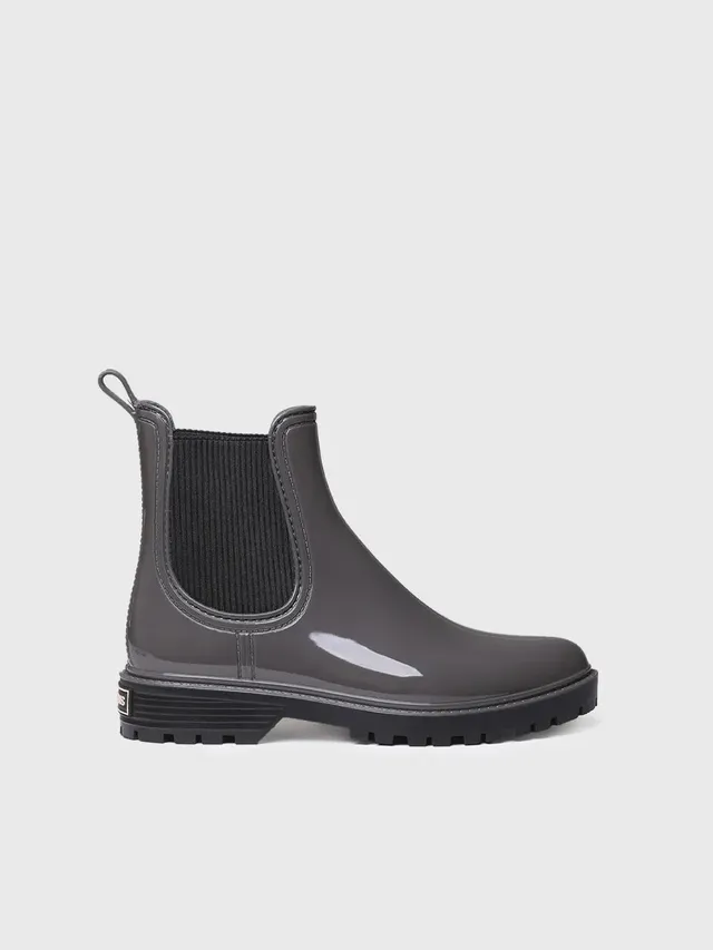 Toni Pons Cavan bottes pluie femme gris brillant