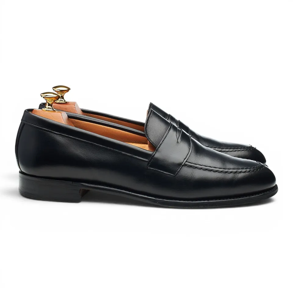 Cheaney Cannon mocassin cuir noir UK 9