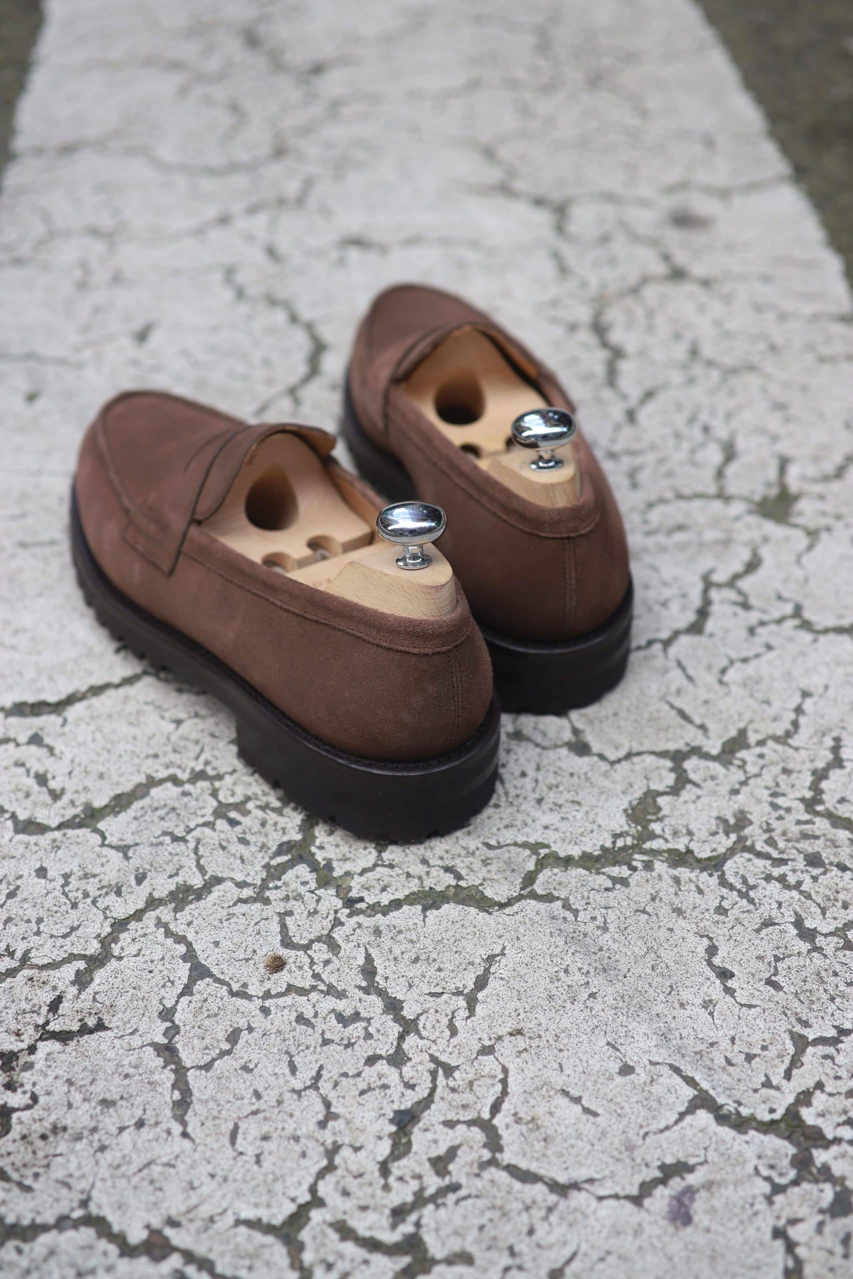 Malfroid Tilsitt II penny loafer daim semelle gomme