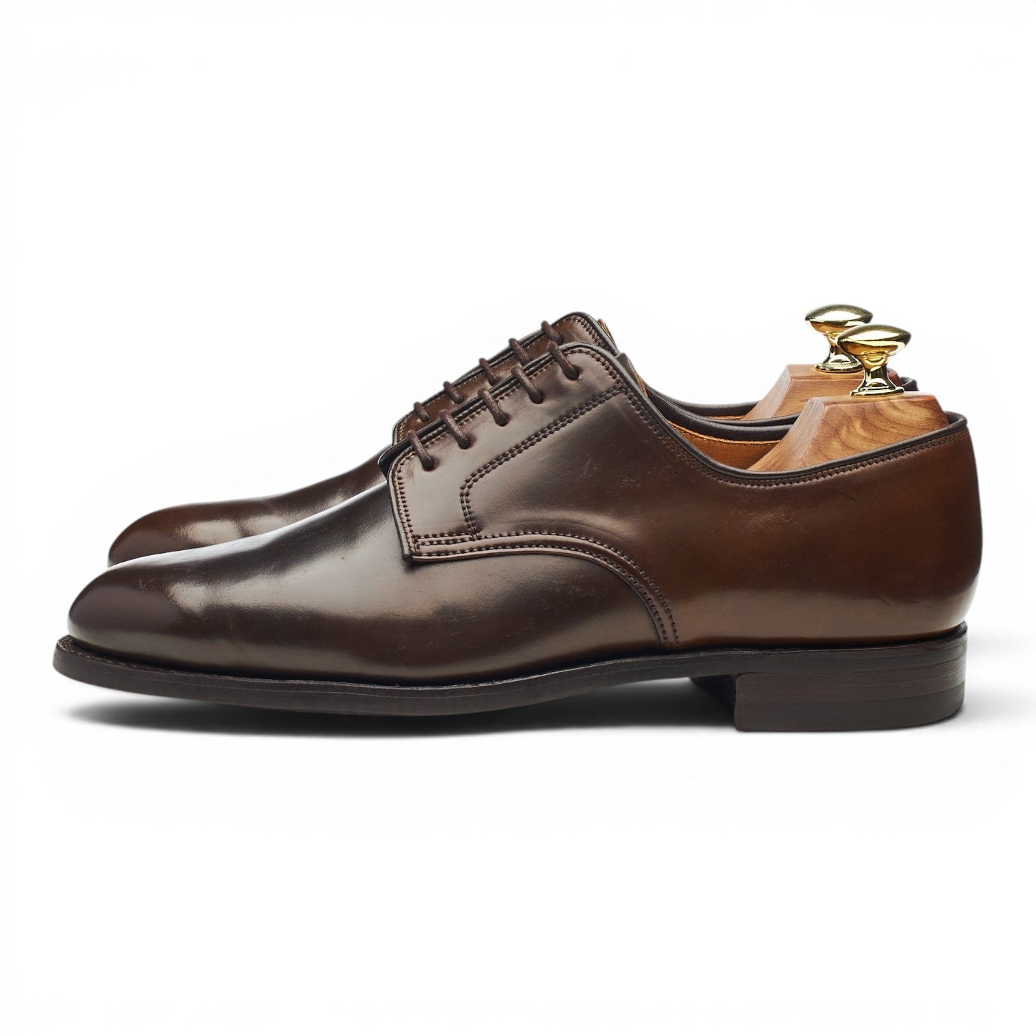 Crockett & Jones Grasmere 3 derby cordovan marron UK 7