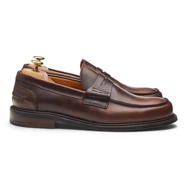 Cheaney Dorking mocassins homme bout fendu marron UK 8.5