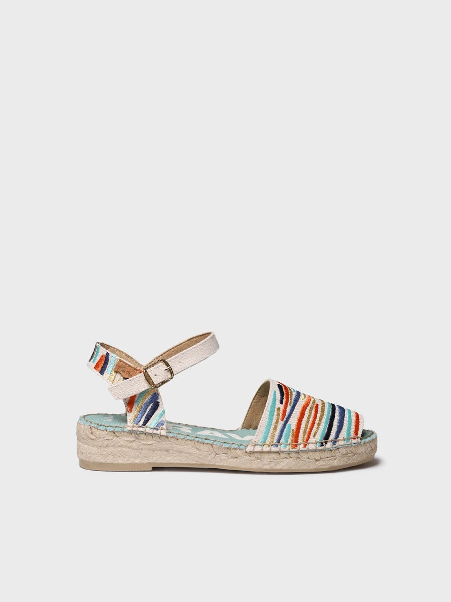 Toni Pons Garbet espadrille brodée bride cheville