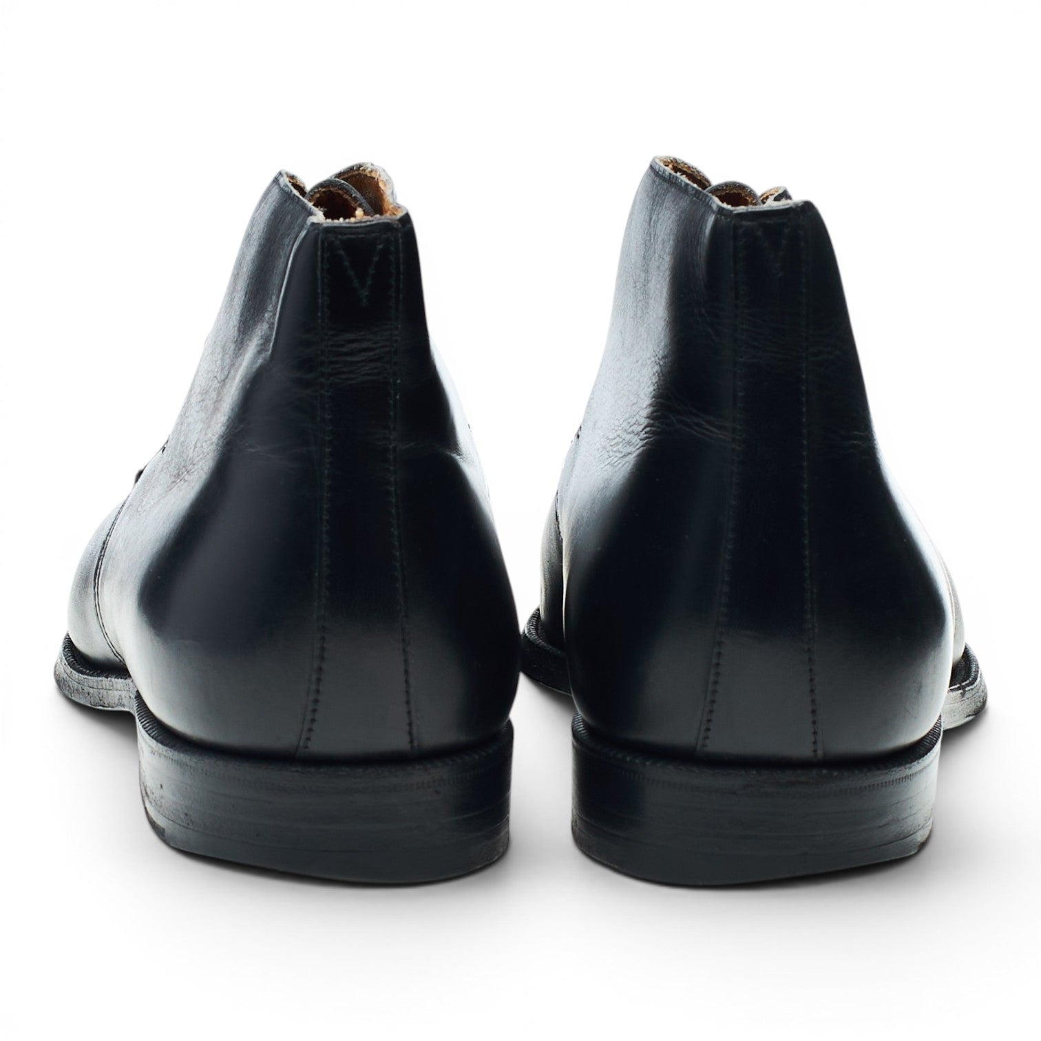 George Cleverley Chukka Bottines cuir noir 7.5 UK