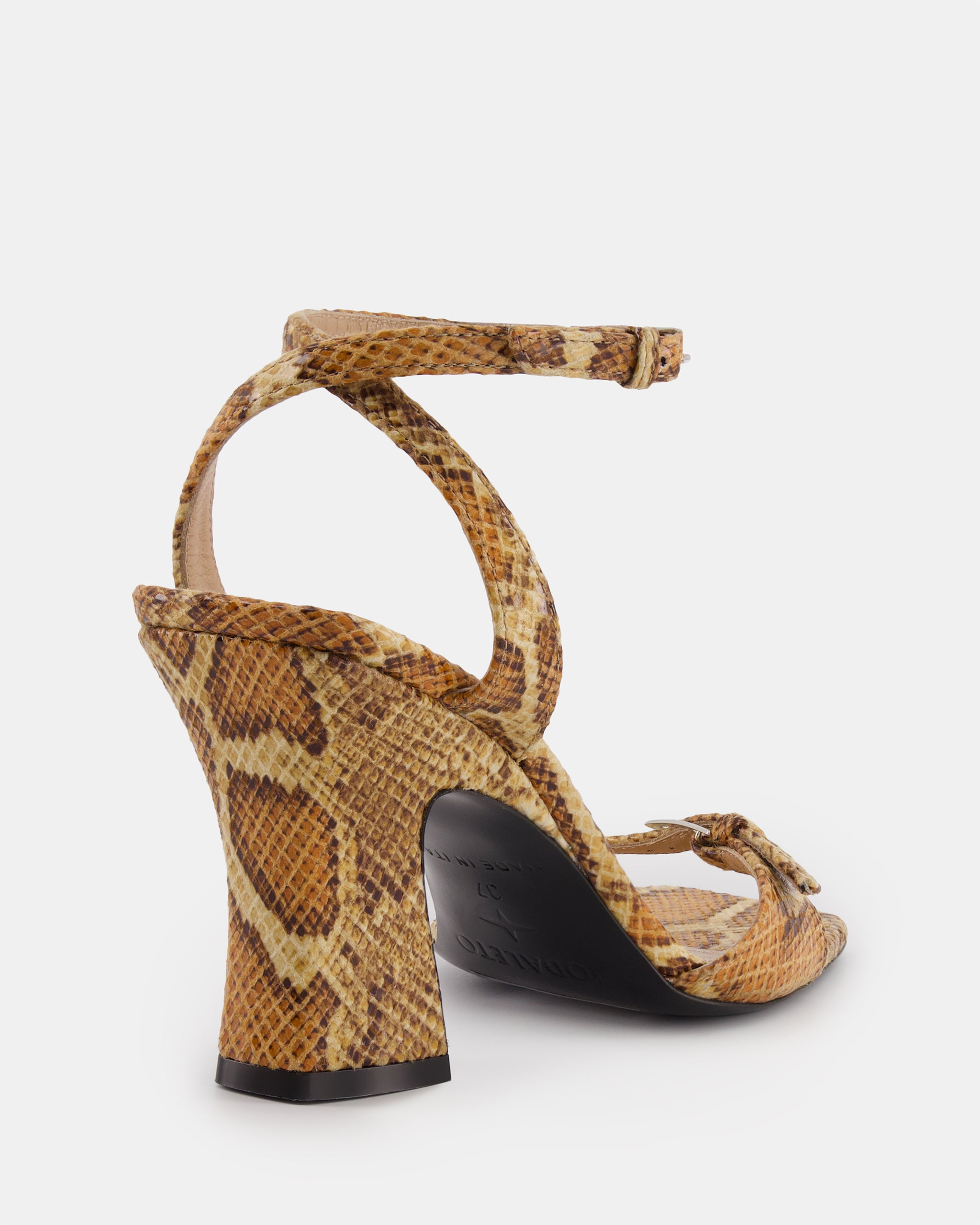 Nodaleto Nodstalgia Lily sandales python talon 9 cm