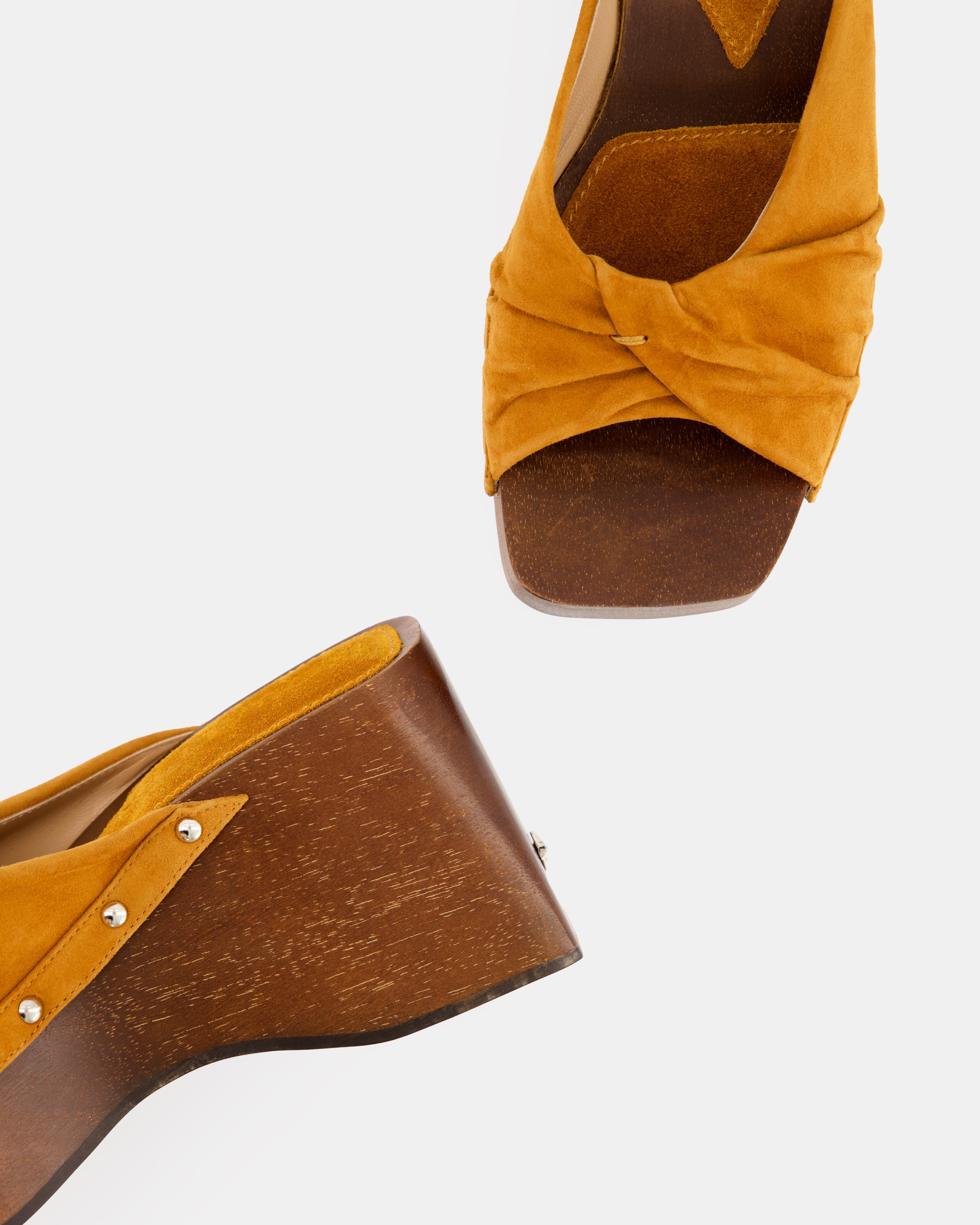 Nodaleto Bulla Mellow sabots sunlight suede talon 8 cm
