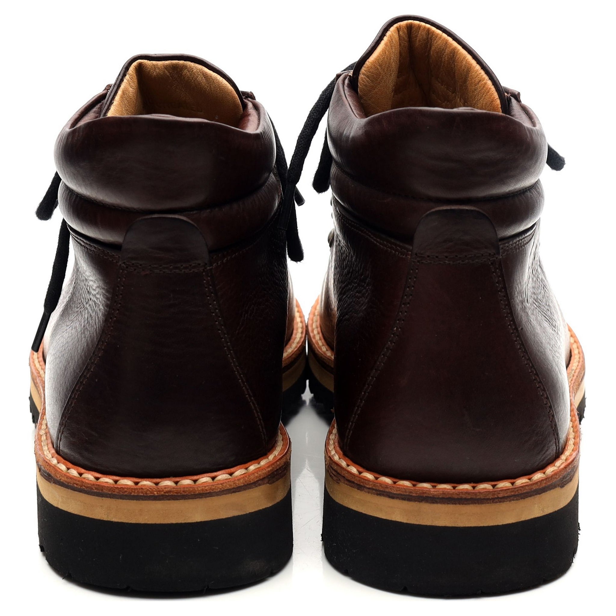 Fracap M120 bottines cuir marron foncé UK 7