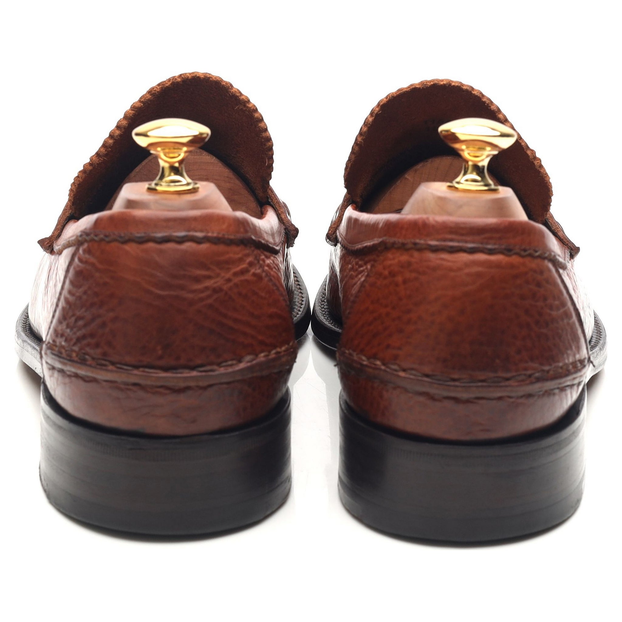 Barker penny mocassin cuir grainé marron UK 9,5 confort