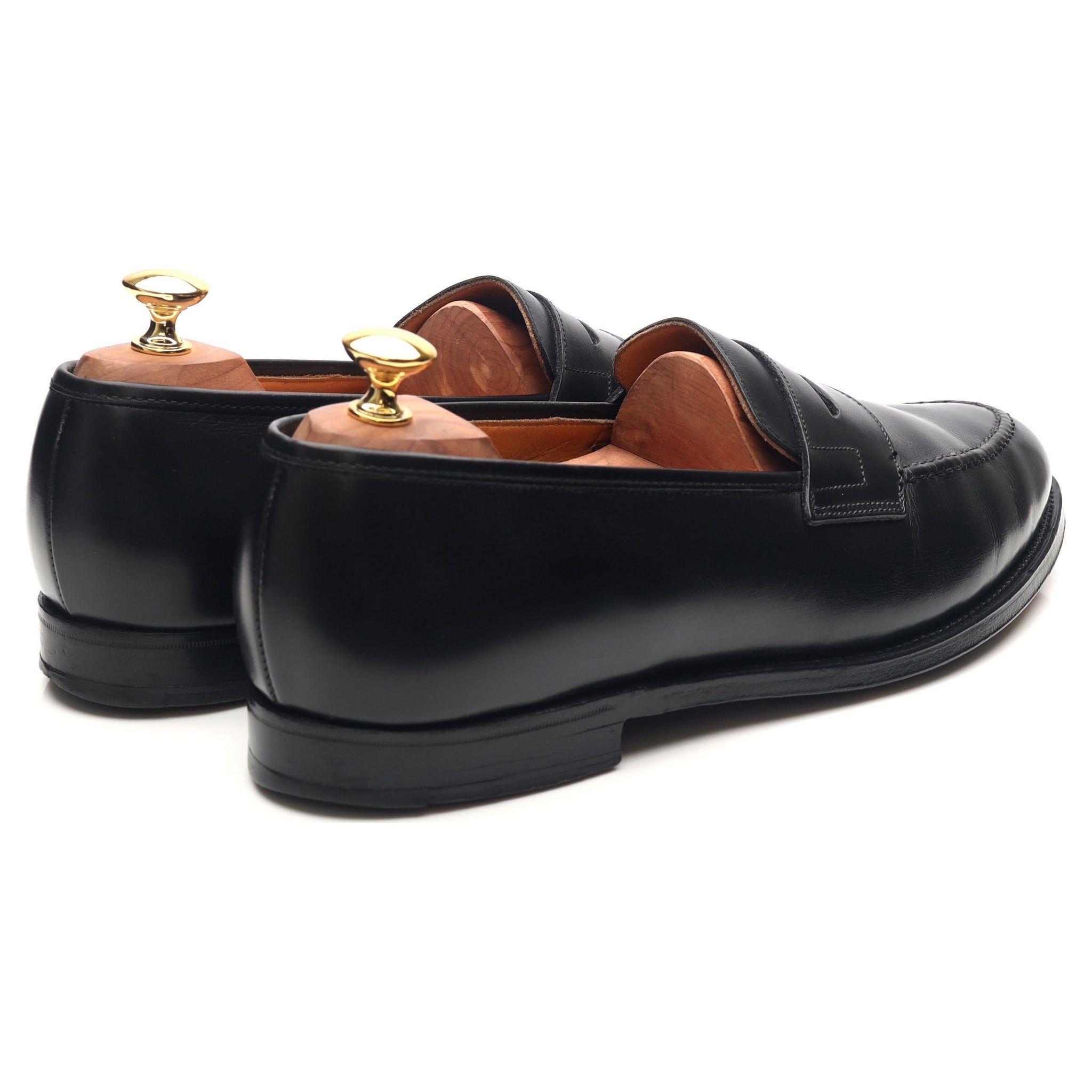 Crockett & Jones Eaton mocassin cuir noir UK 10,5