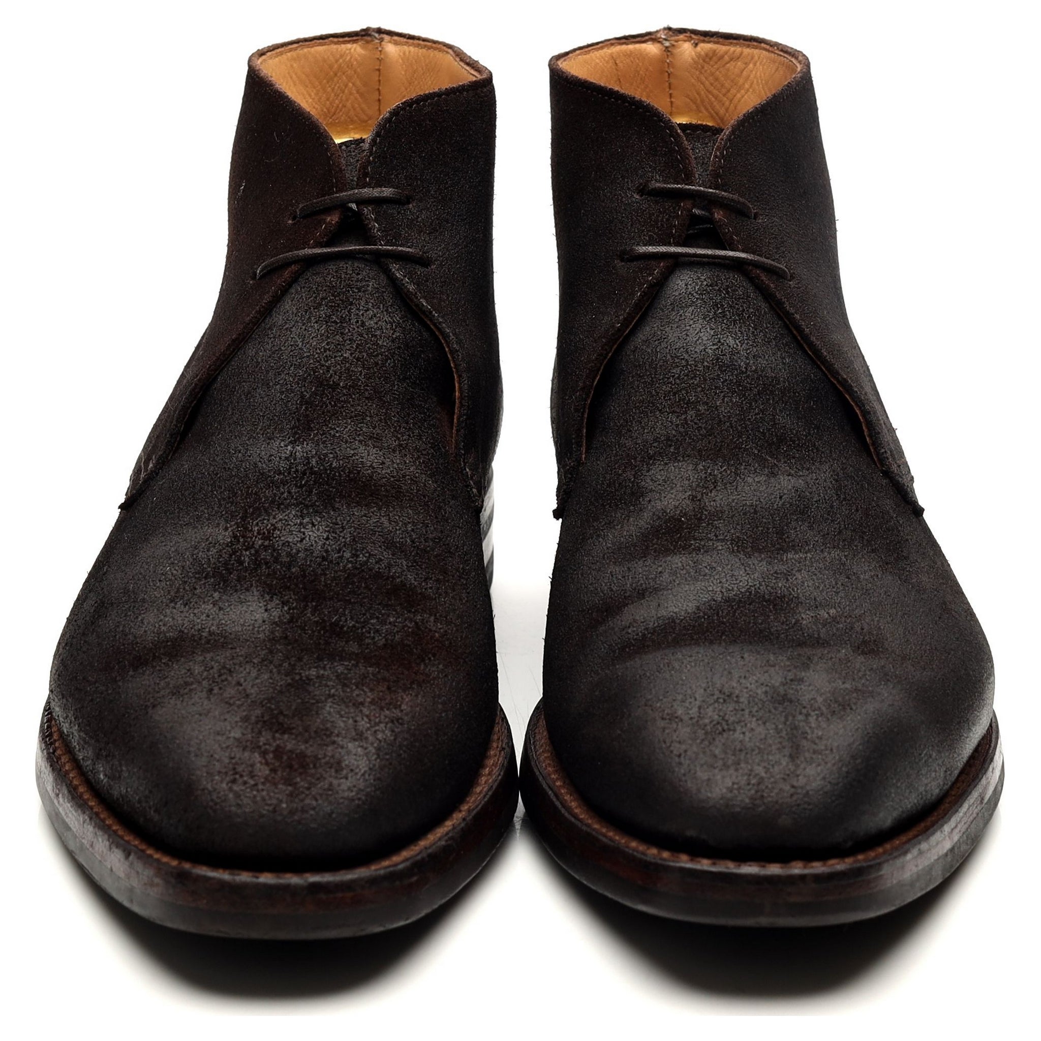 Crockett & Jones Tetbury bottes chukka daim marron UK 7
