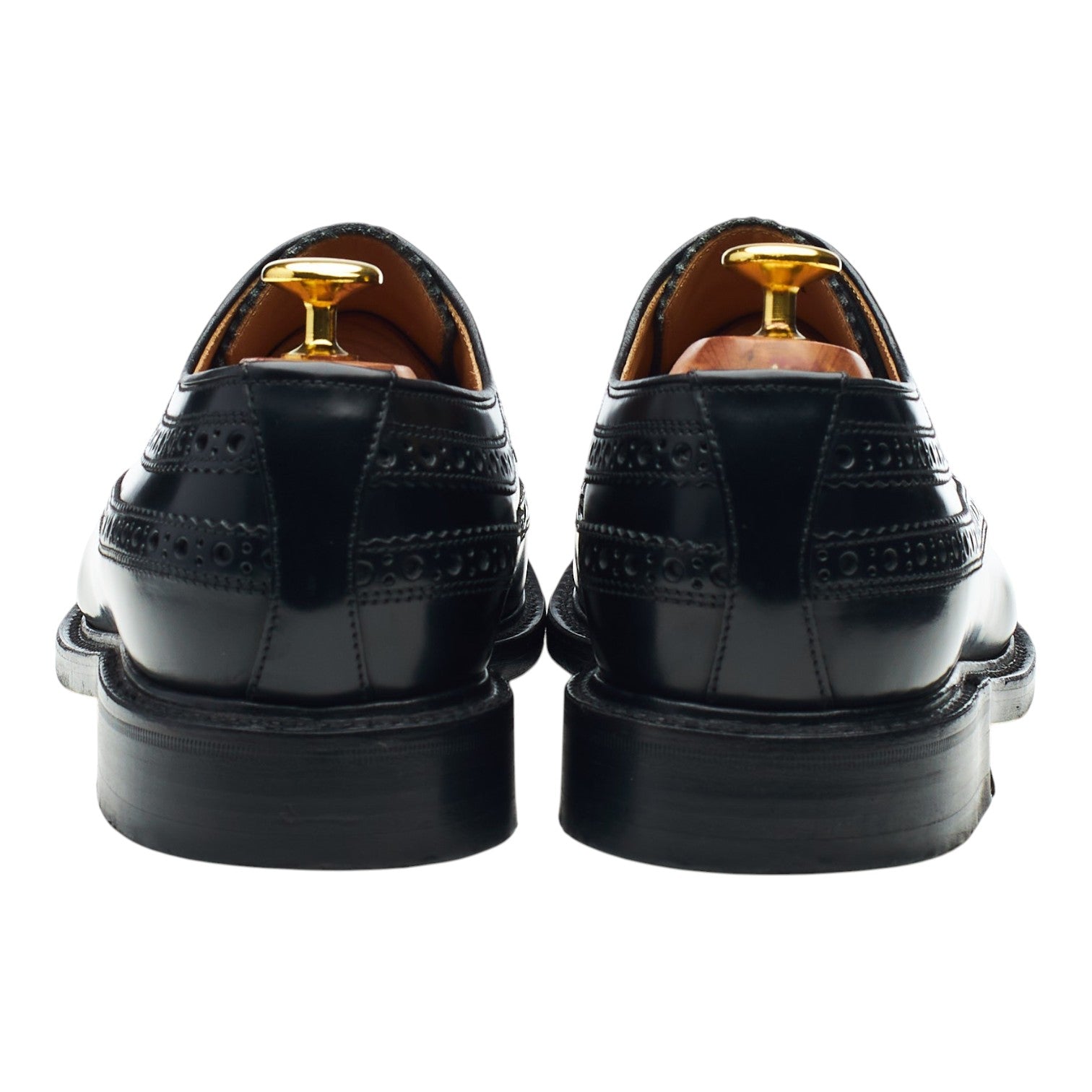 Loake Royal Brogue derbies cuir noir 8.5 mariage
