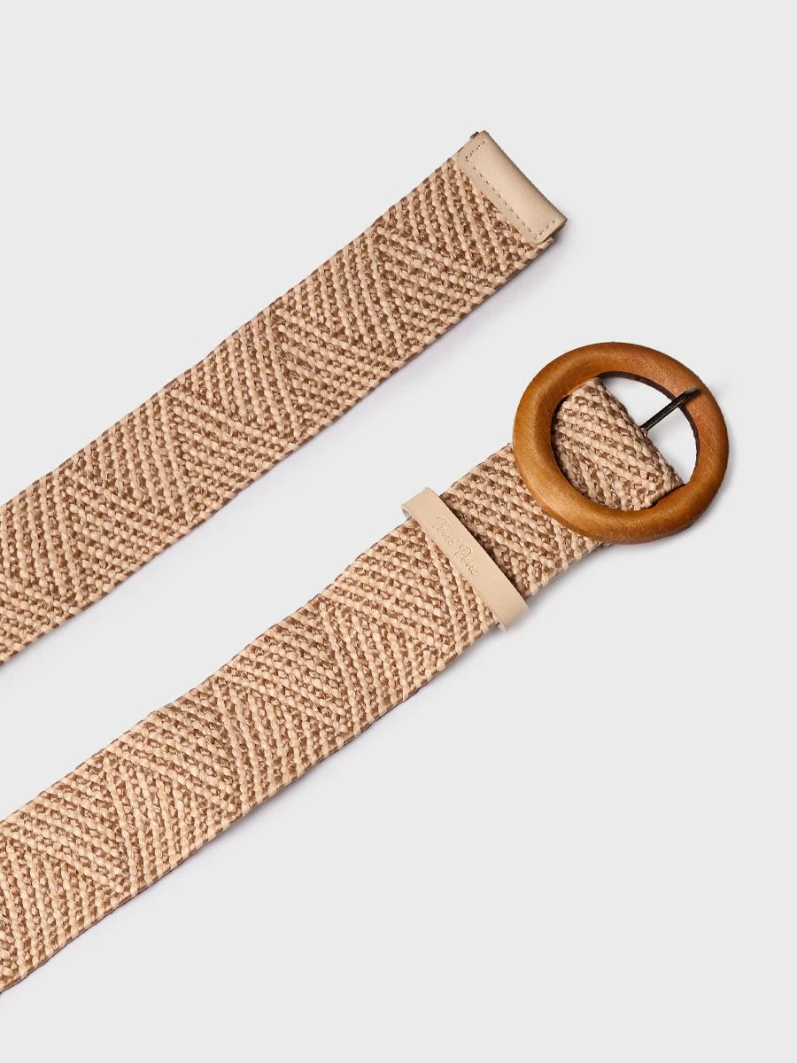 Toni Pons Nica ceinture élastique noire rayée