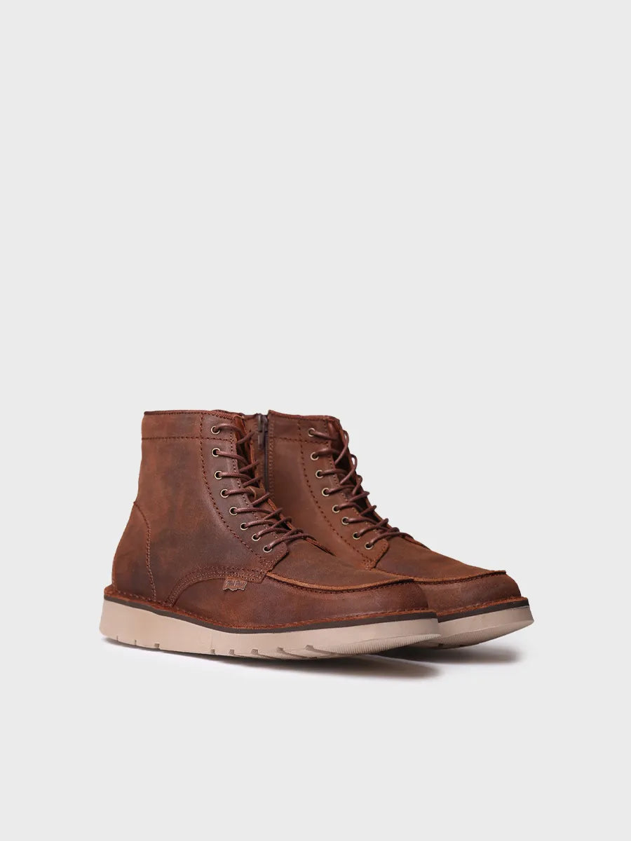 Toni Pons Oriol-SW bottines cuir homme marron à lacets