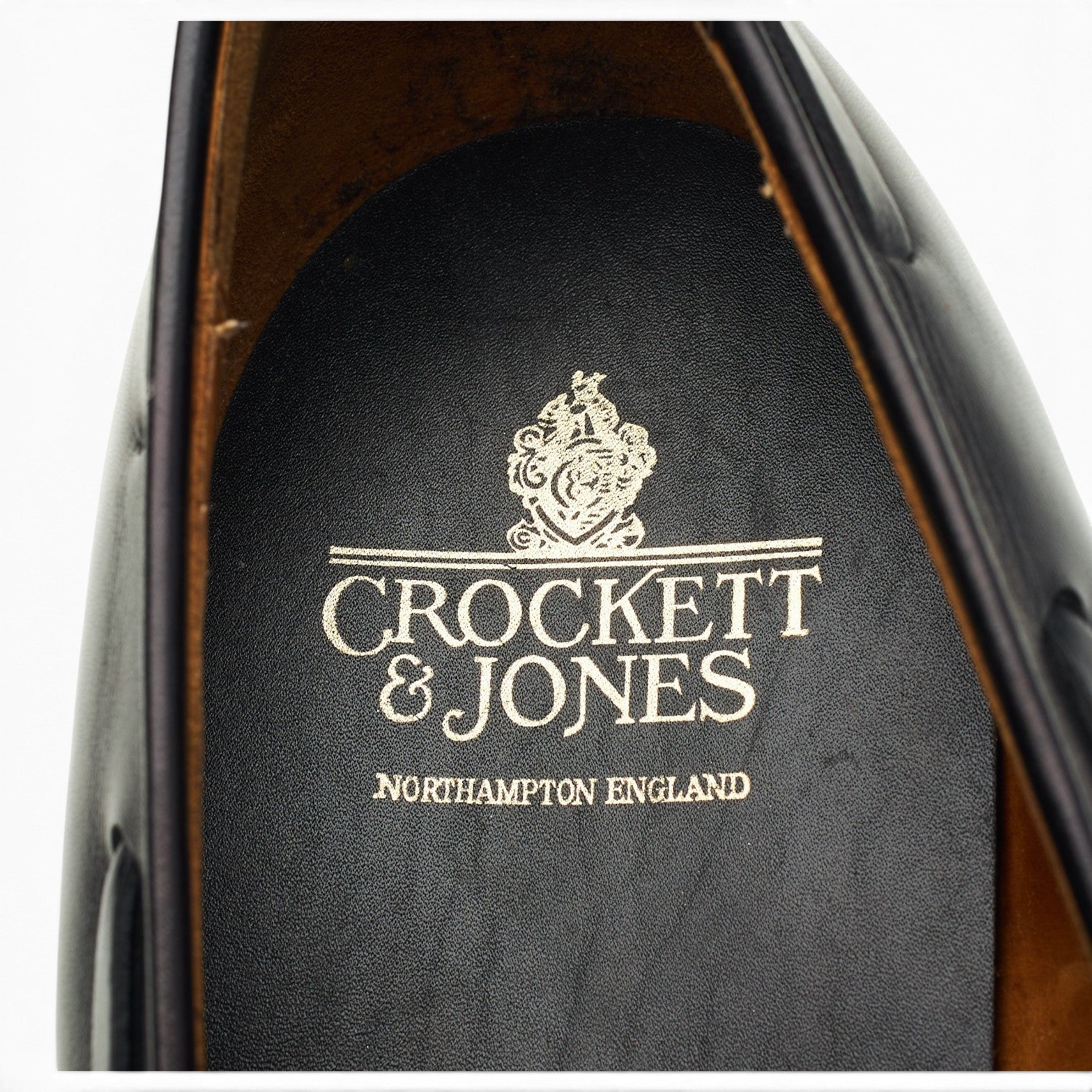 Crockett & Jones Cavendish mocassins cuir noir UK 10.5