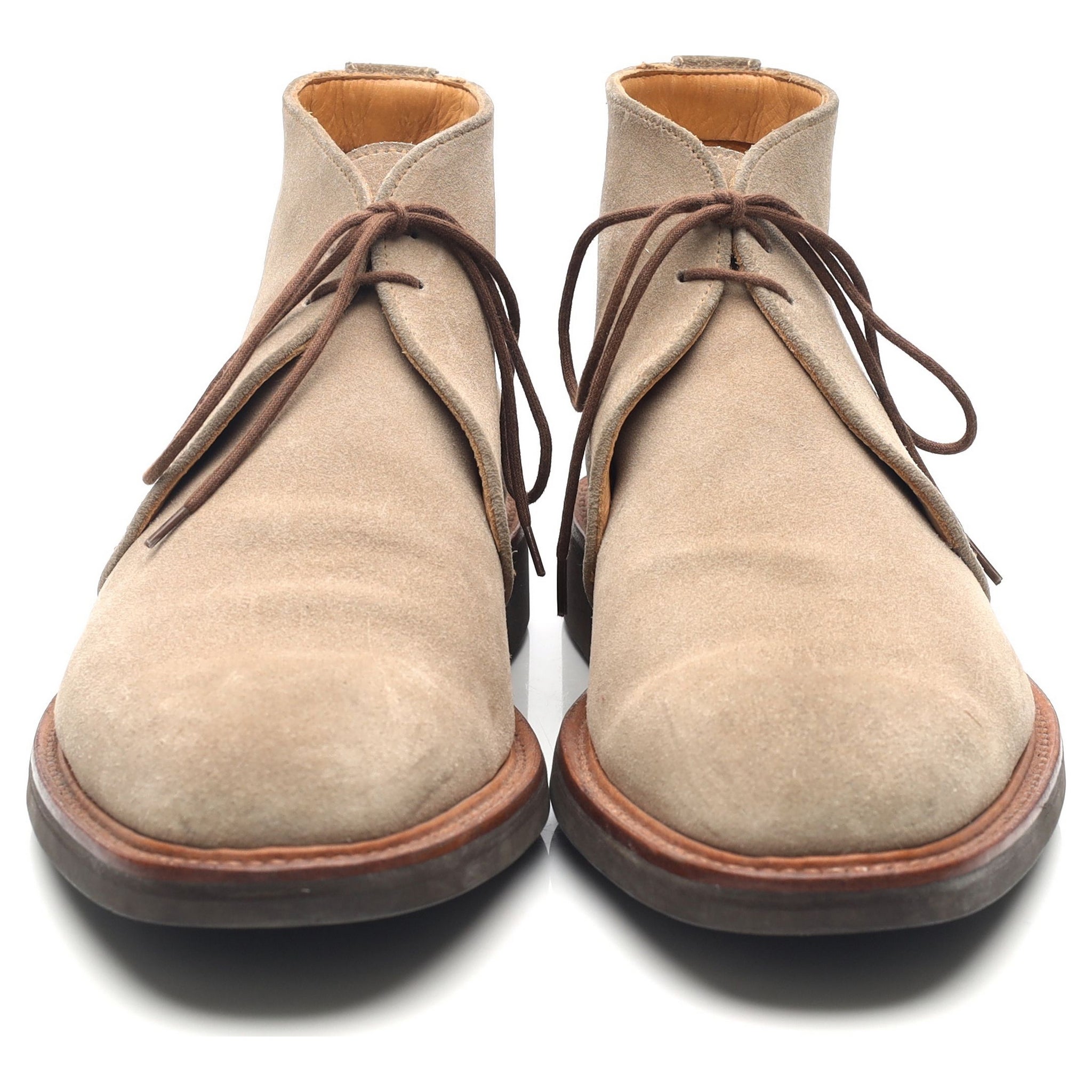 Alfred Sargent bottines chukka suède pierre UK 7