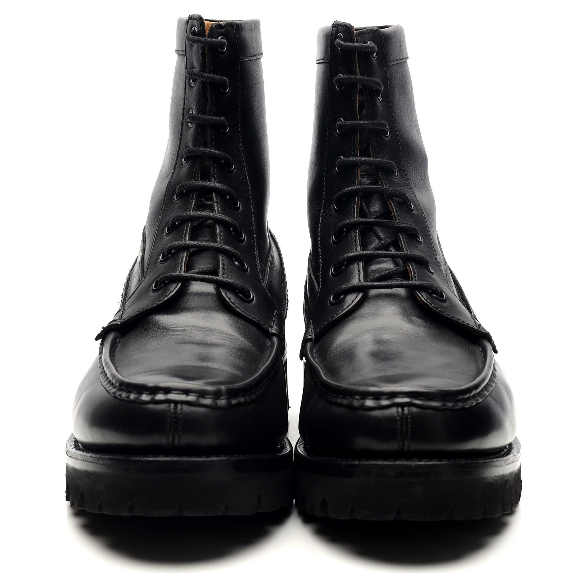 Grenson Gulliver Bottes Cuir Noir Semelle Gomme UK 6.5