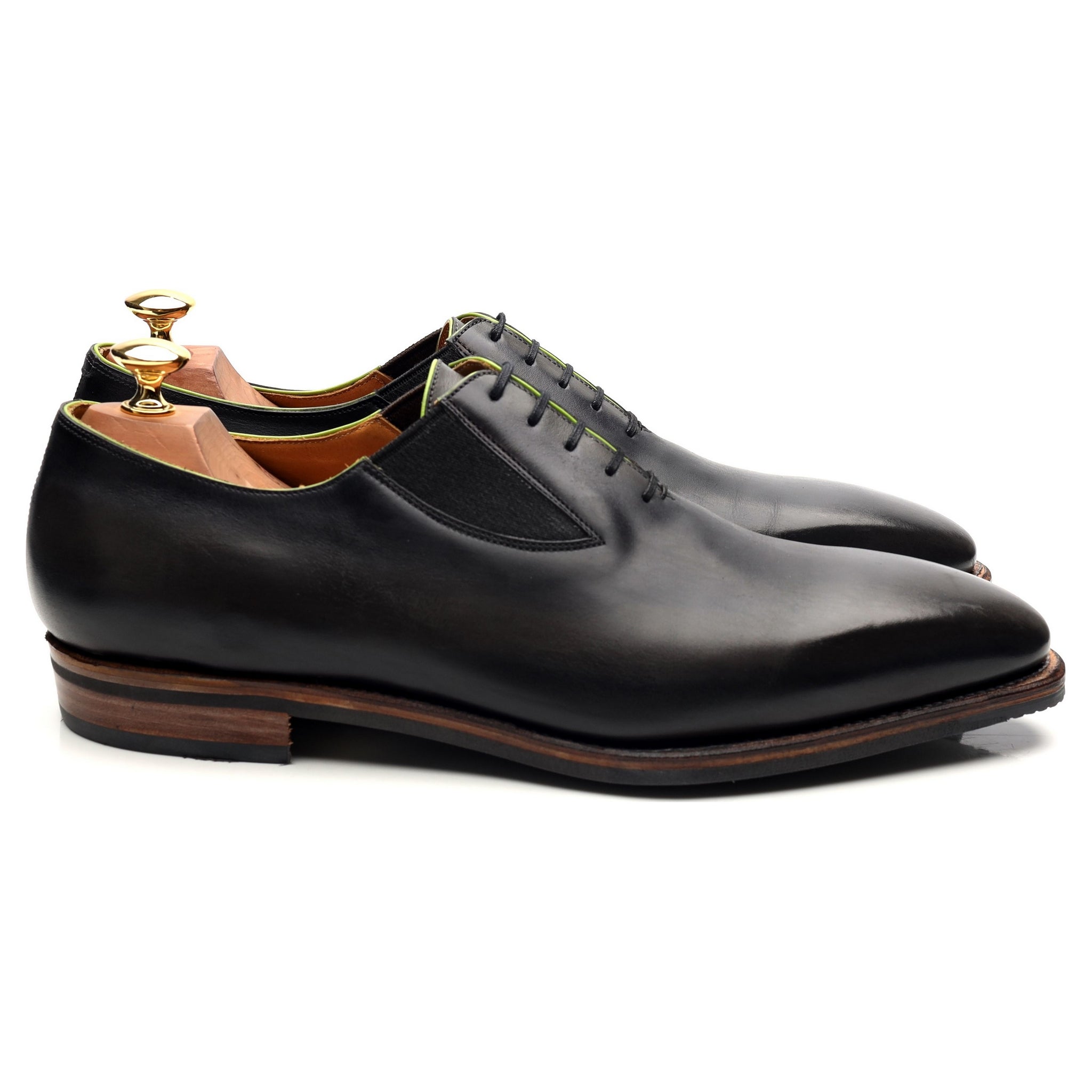 Corthay Easy Richelieu gris cuir pointure UK 9.5