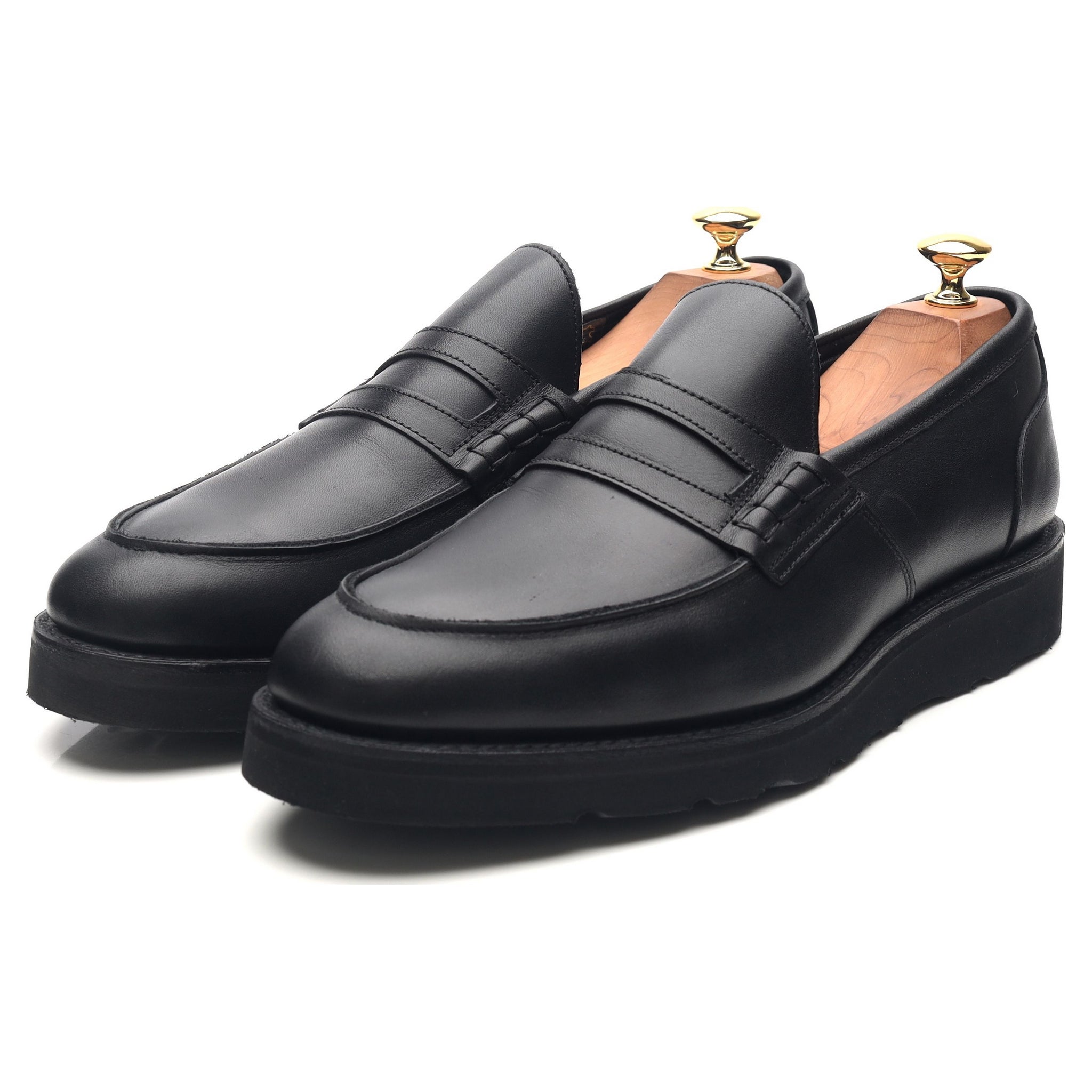 Studio Nicholson mocassins cuir noir UK 9
