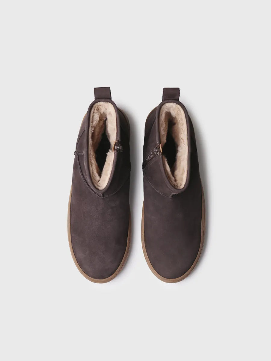 Toni Pons Salou bottines femme nubuck marron