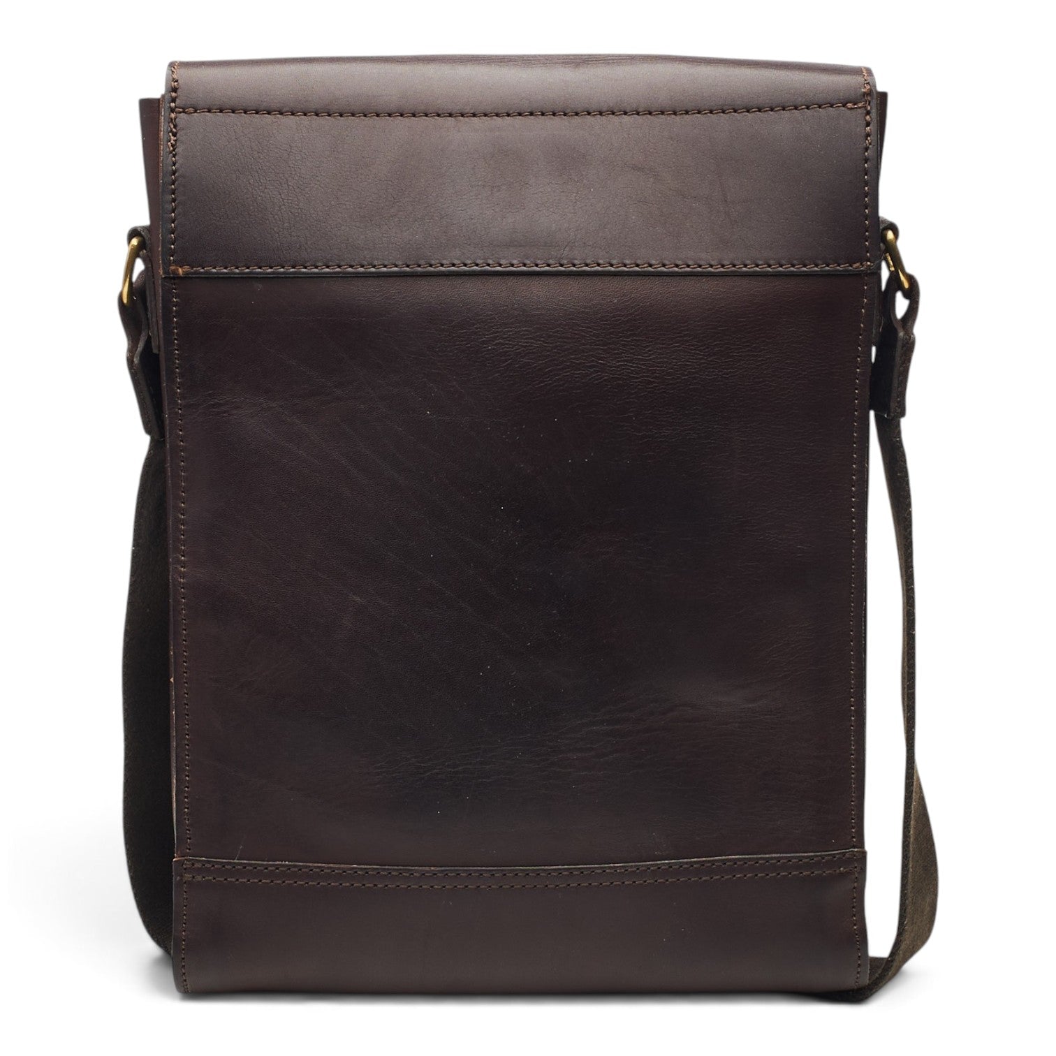 Tricker's Messenger Sacoche Cuir Marron Foncé