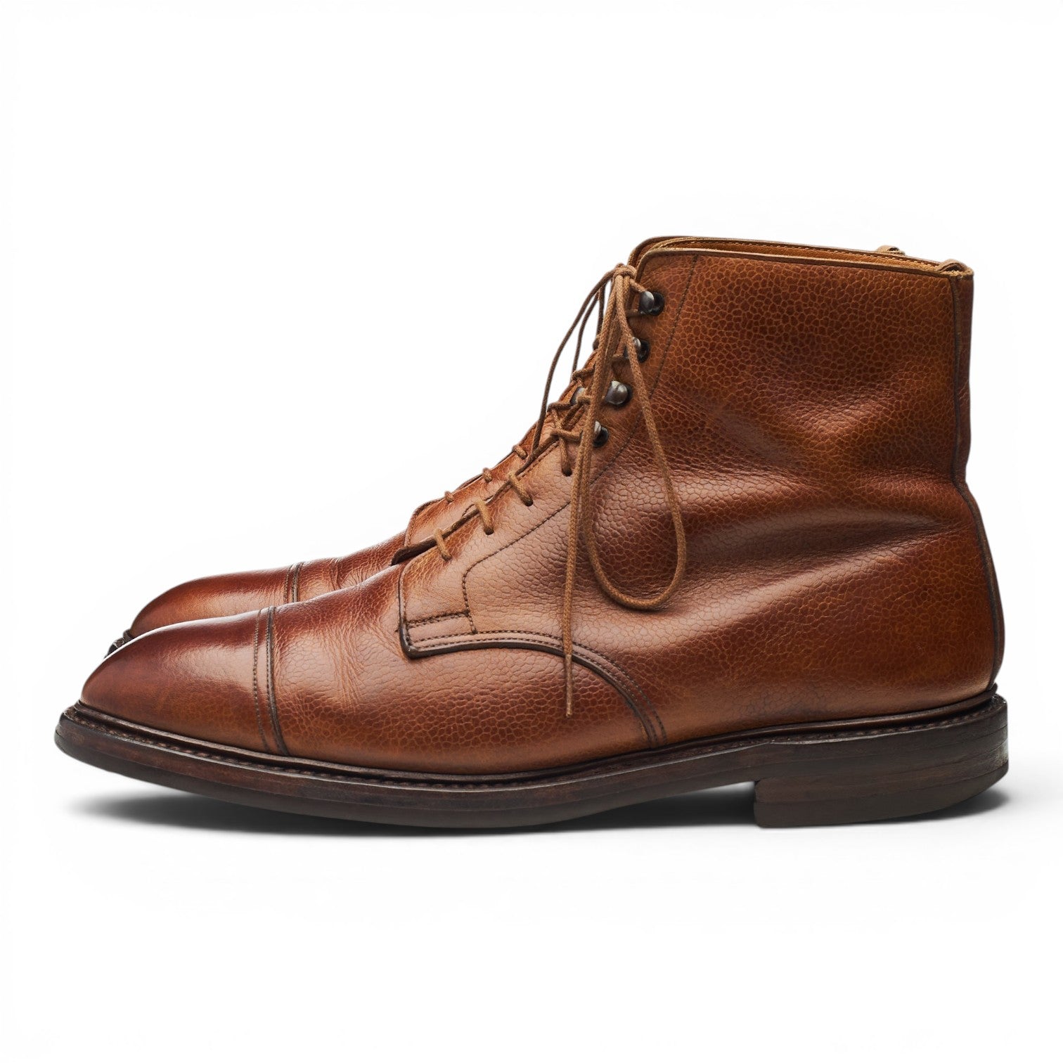 Crockett & Jones Coniston bottines cuir grain marron 9.5