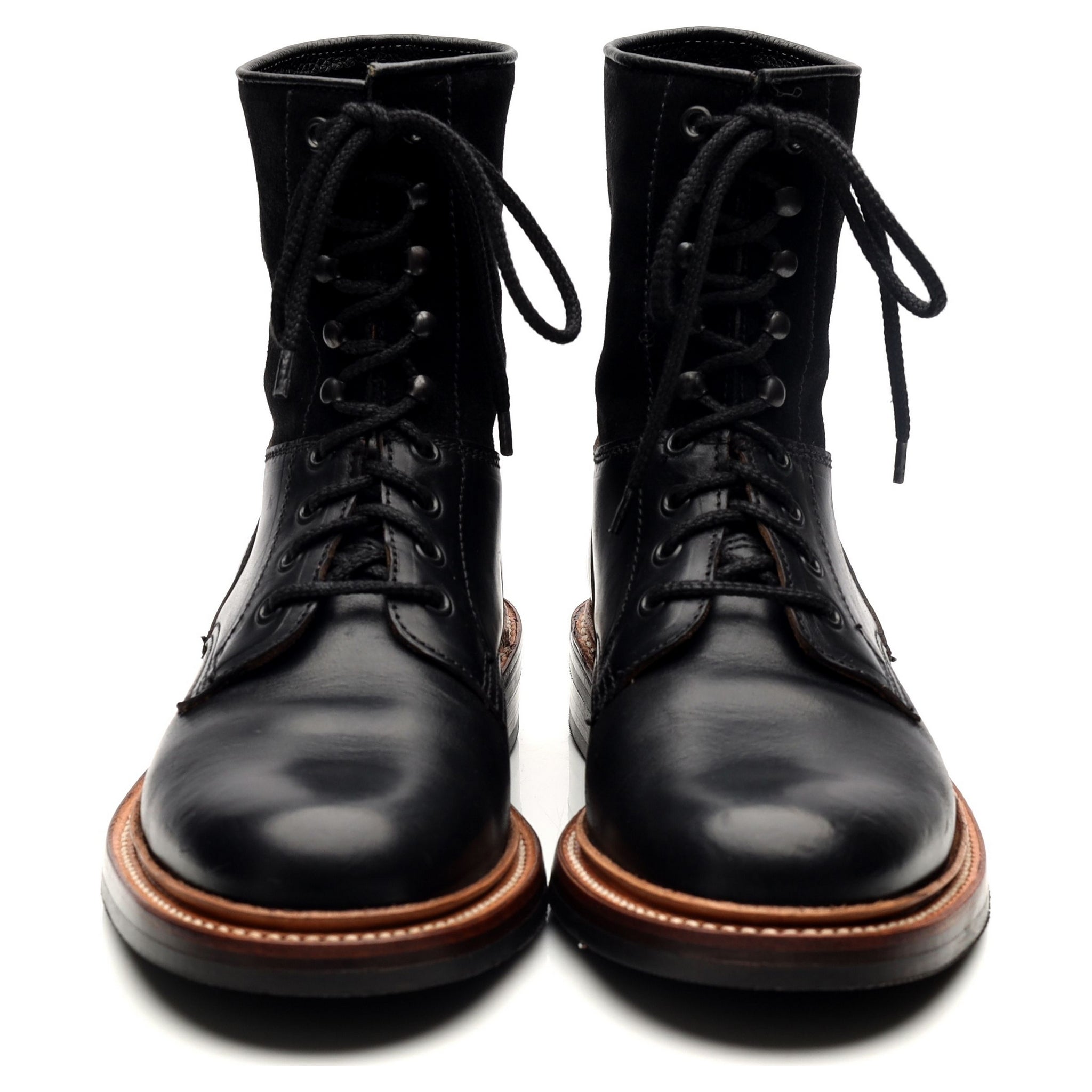 Grenson Veronica bottines cuir noir UK 5 semelle caoutchouc