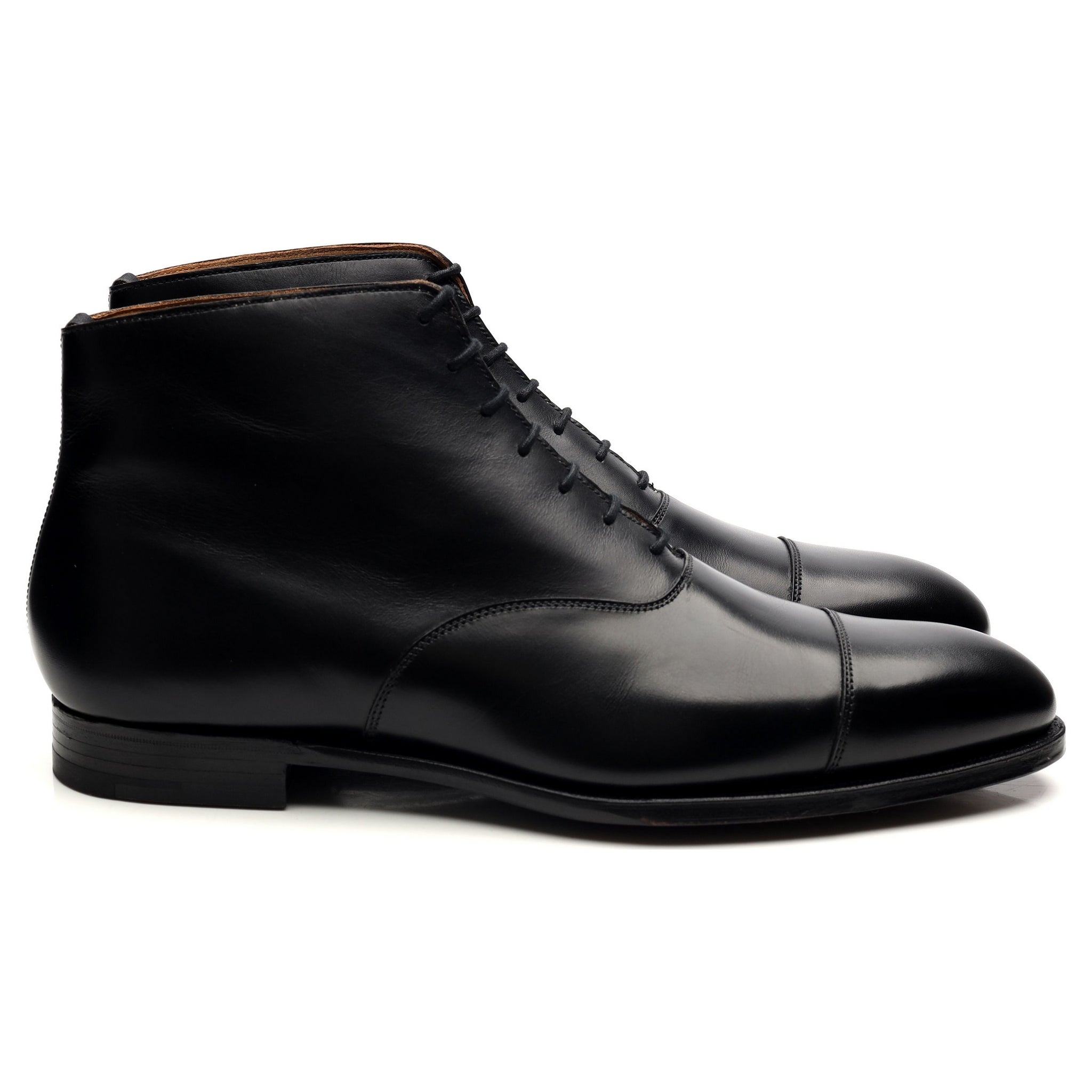 George Cleverley William boots cuir noir UK 9