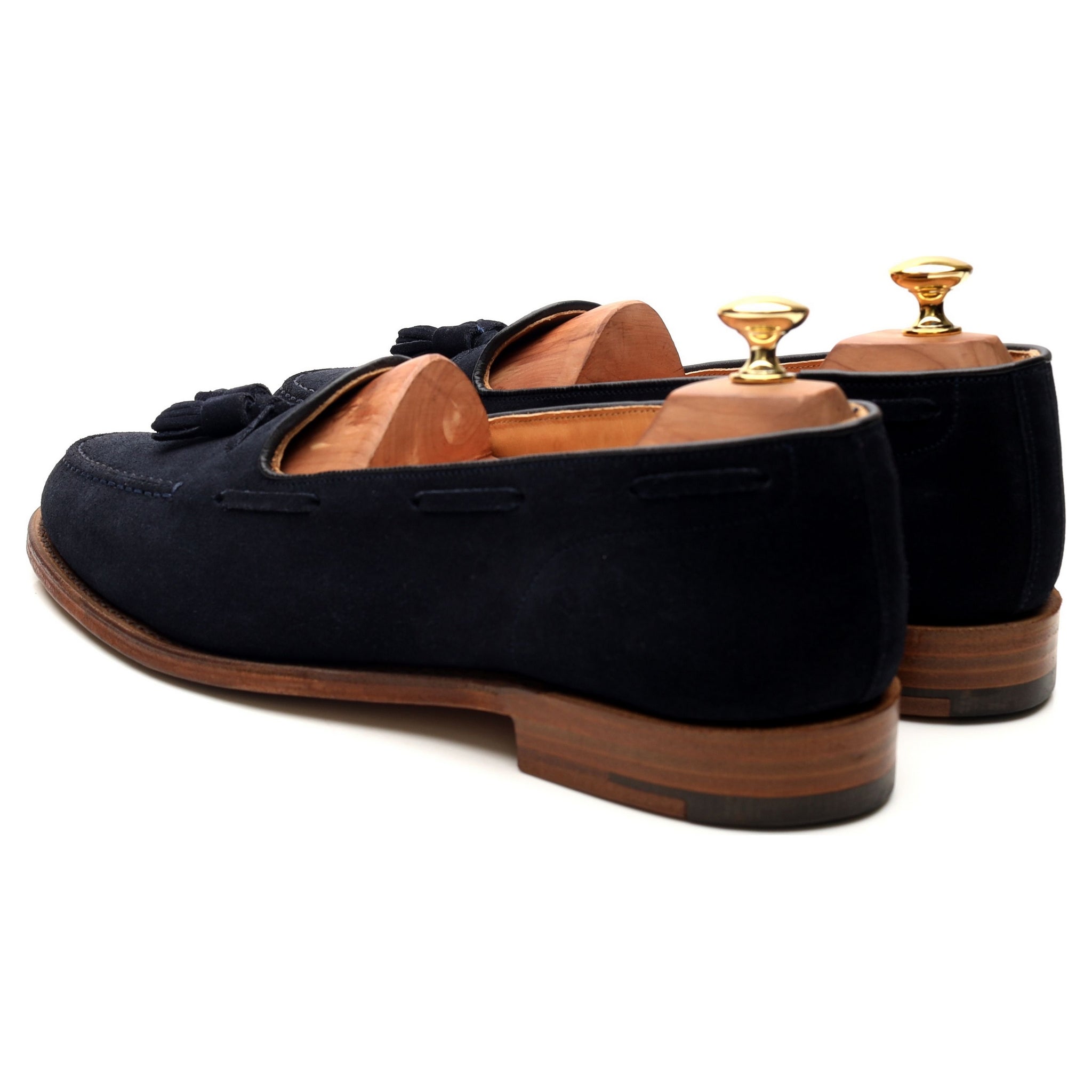 Church's Fosbury mocassin daim bleu marine 10 UK