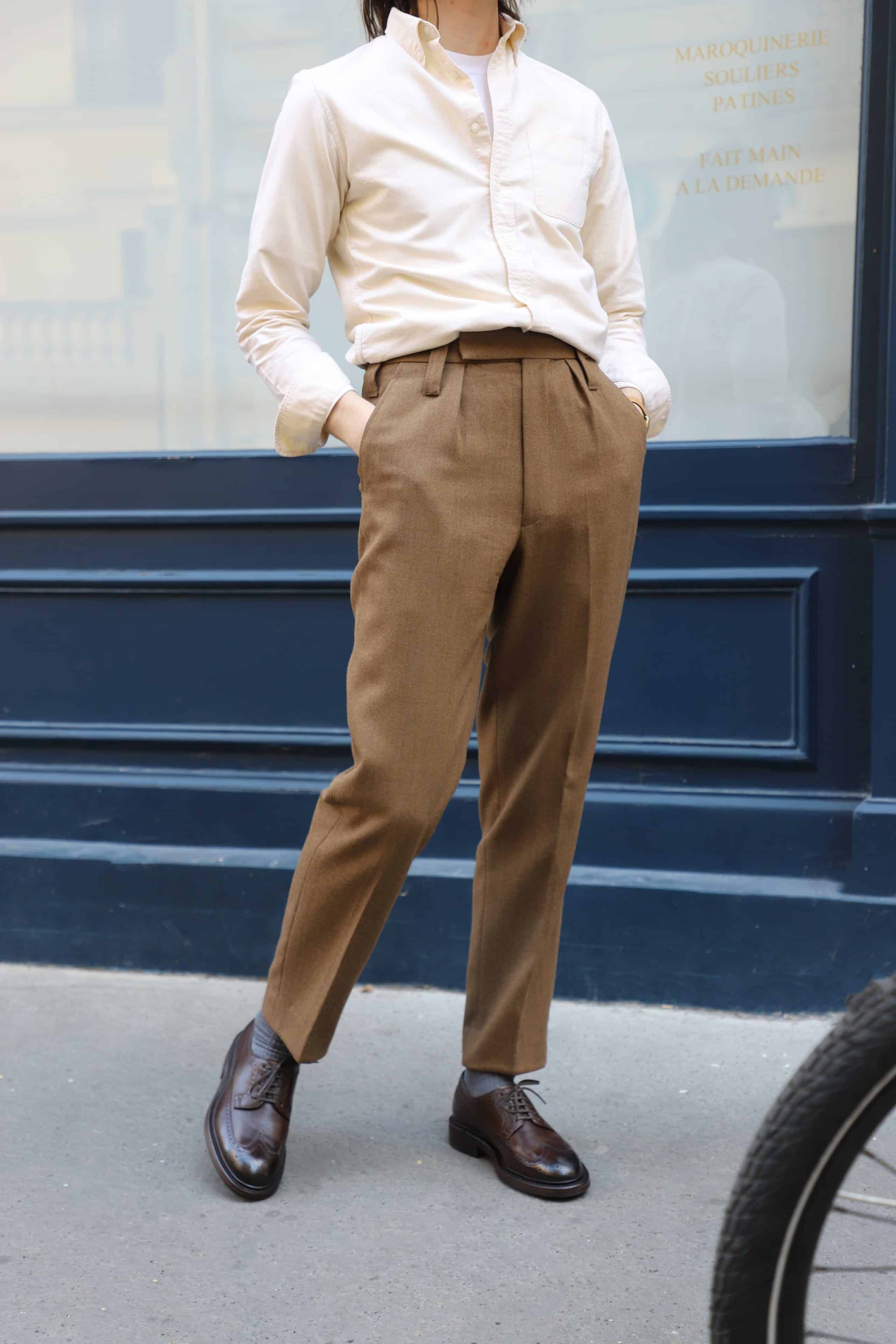 Malfroid Brogue-Master derby cuir grainé