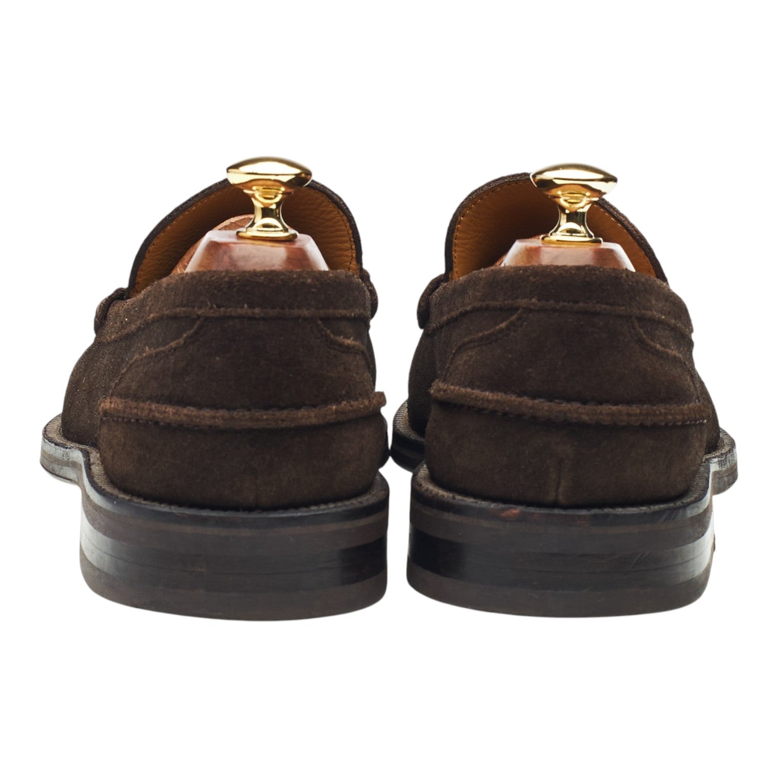 Jones Bootmaker mocassins glands daim marron UK 8