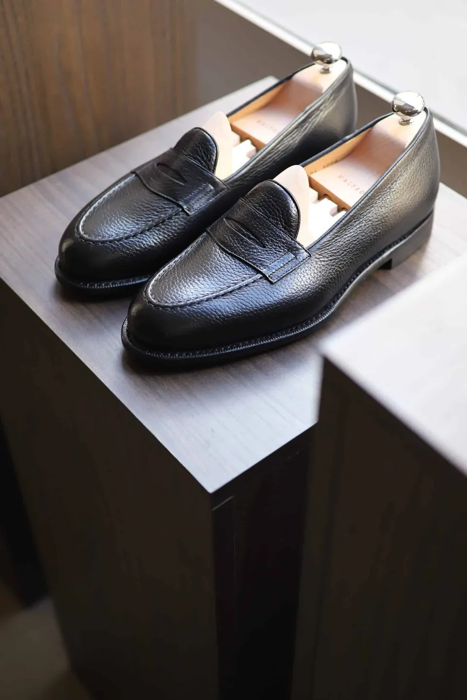 Malfroid Newport mocassin cuir grainé