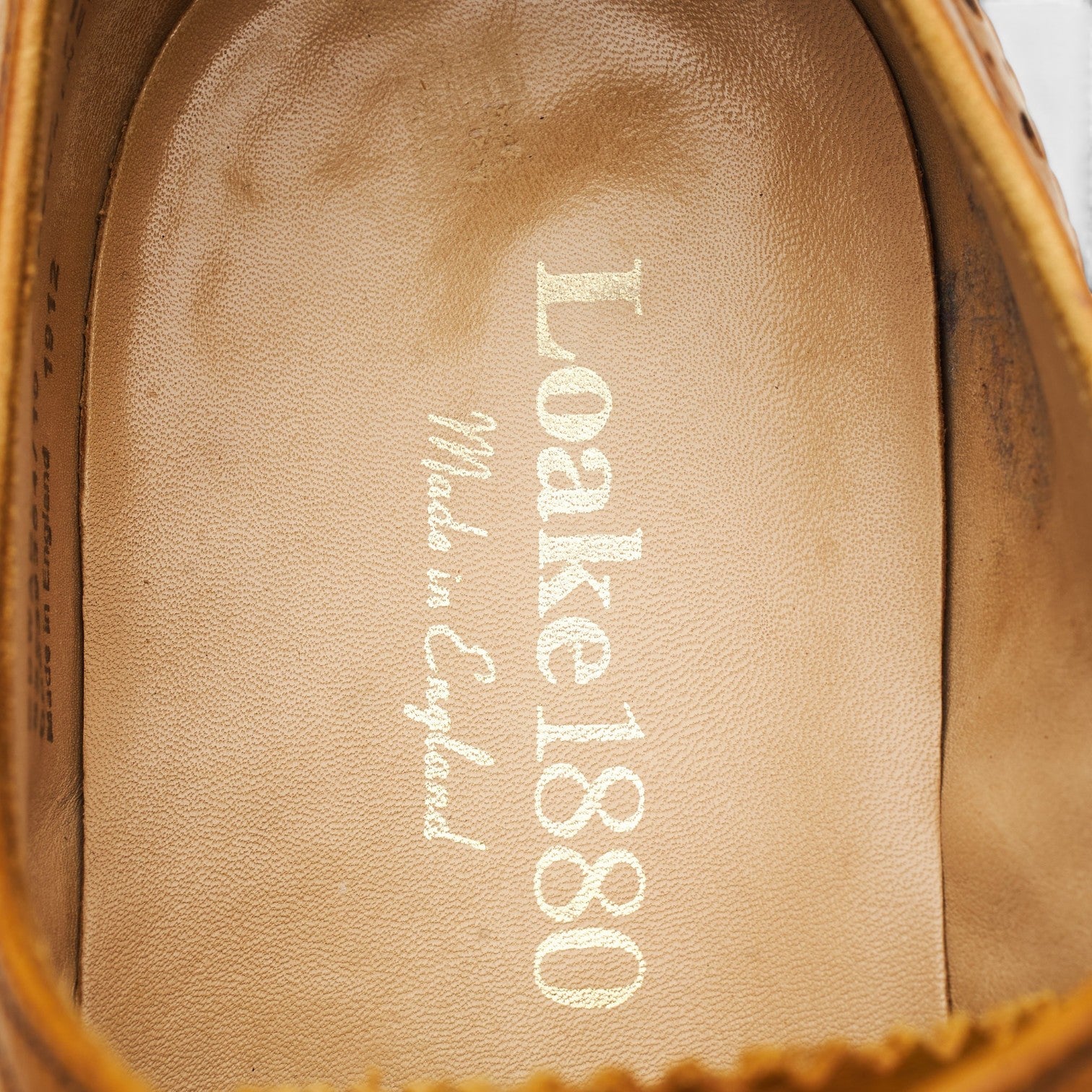 Loake 1880 Edward richelieu cuir marron UK 7.5