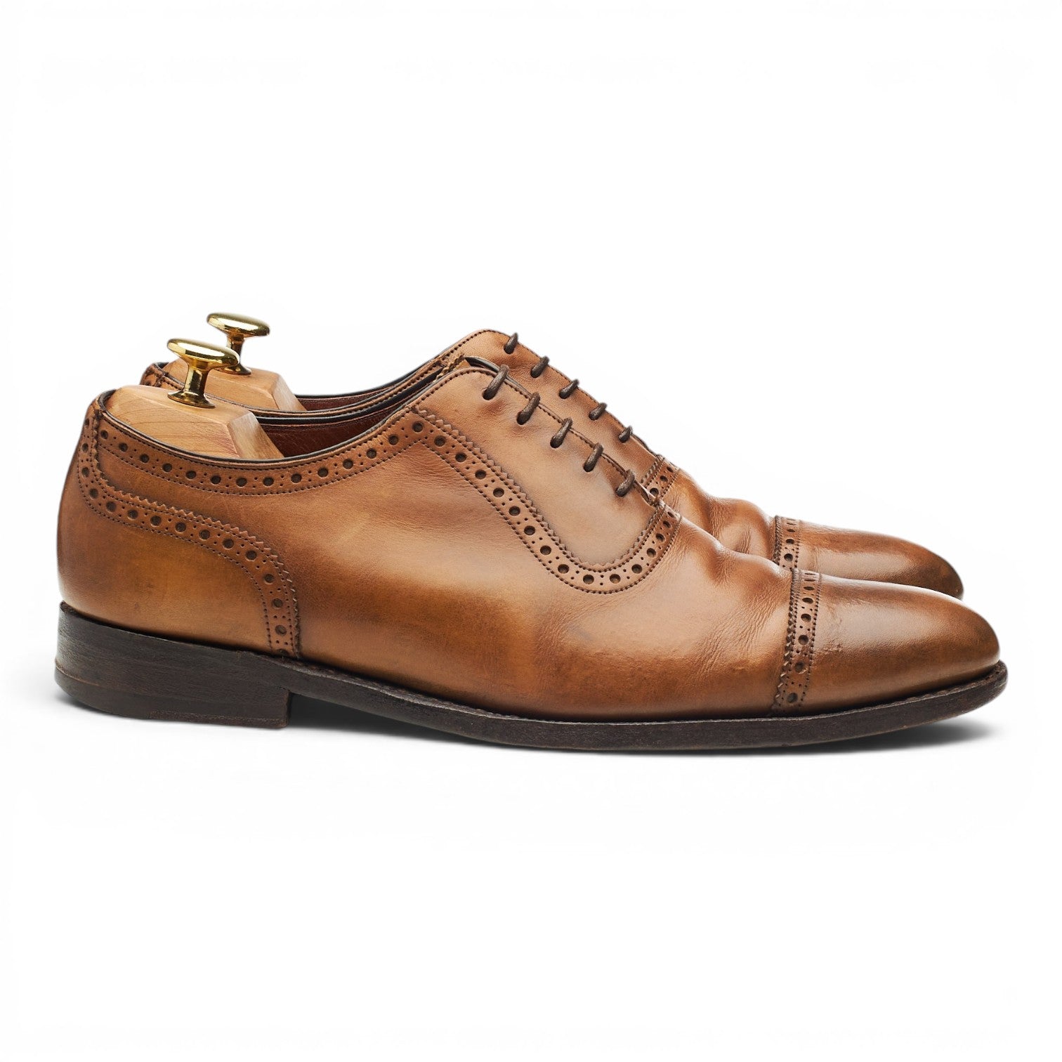 Cheaney Chamberlain oxford brogue cuir marron UK 8