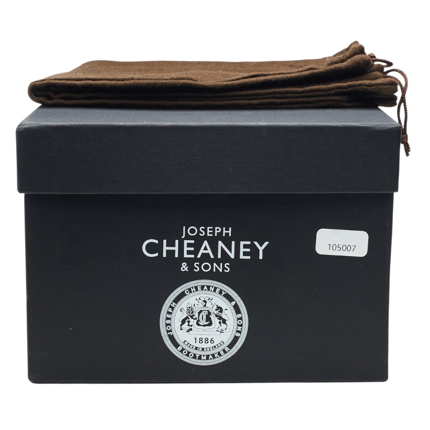 Cheaney Derby cuir marron pointure UK 6 semelle gomme