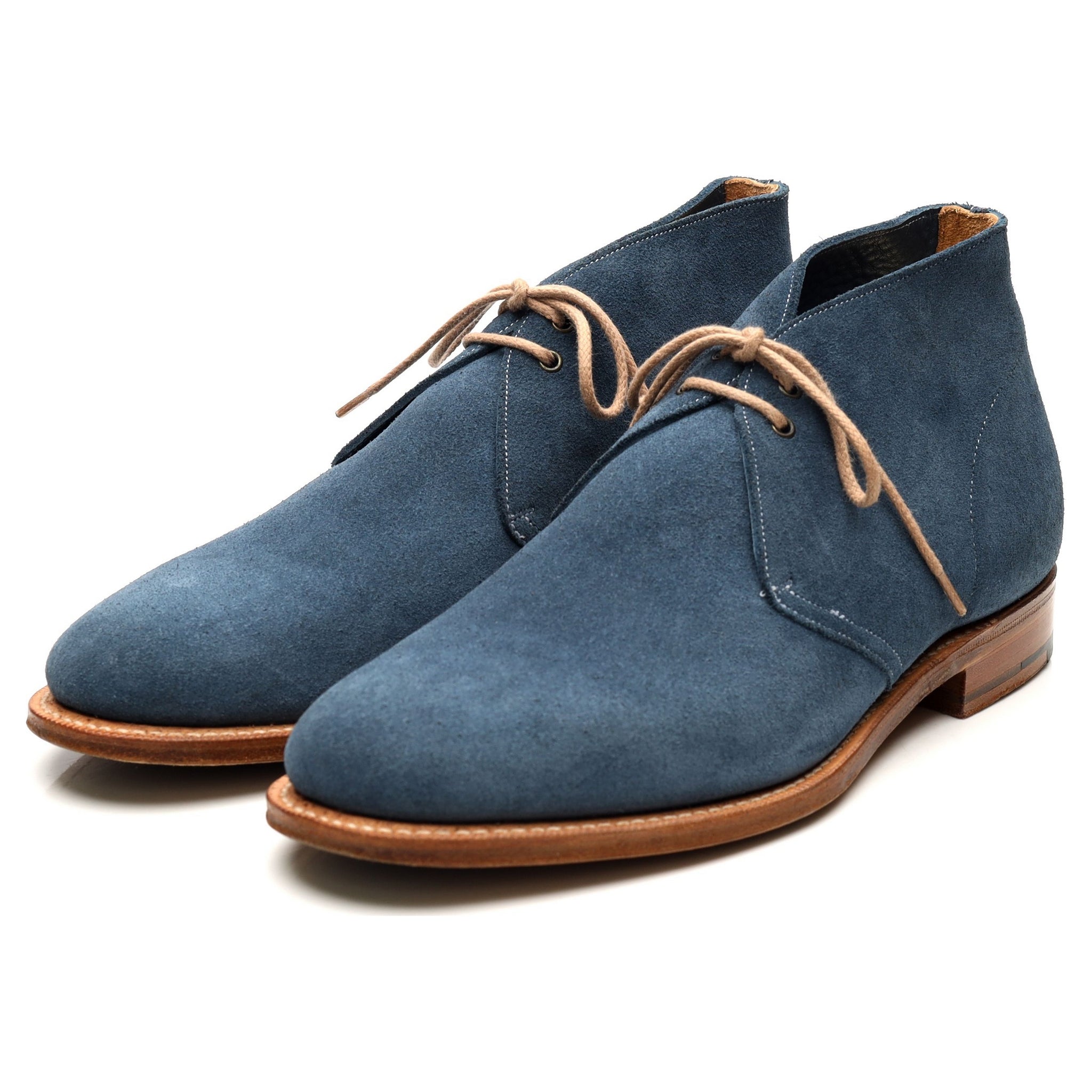 Church's Sahara bottines chukka daim bleu UK 8.5